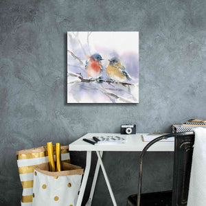 'Bluebird Pair' by Katrina Pete, Giclee Canvas Wall Art,18x18