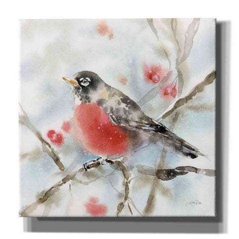 Image of 'Winter Robin' by Katrina Pete, Giclee Canvas Wall Art