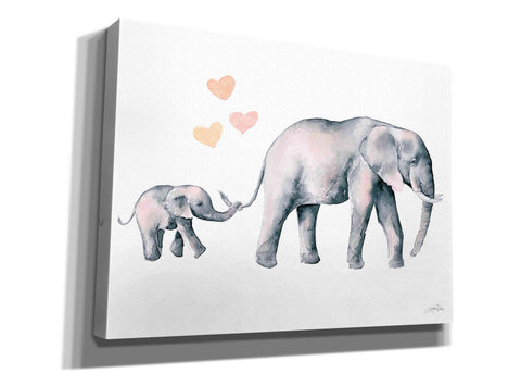 Image of 'Elephant Love' by Katrina Pete, Giclee Canvas Wall Art