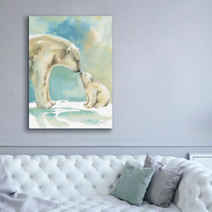 'Polar Bear Love' by Katrina Pete, Giclee Canvas Wall Art,40x54