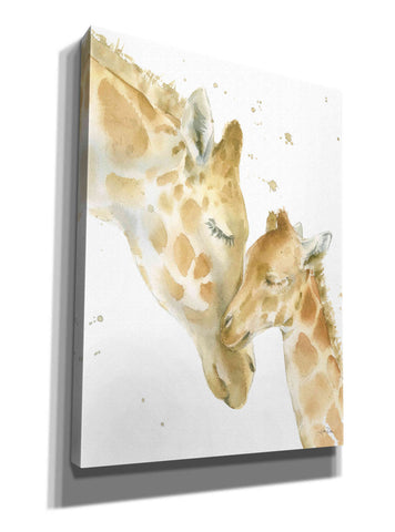Image of 'Giraffe Love' by Katrina Pete, Giclee Canvas Wall Art