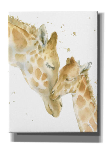Image of 'Giraffe Love' by Katrina Pete, Giclee Canvas Wall Art