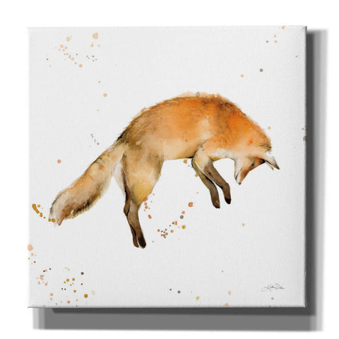 Image of 'Jumping Fox' by Katrina Pete, Giclee Canvas Wall Art