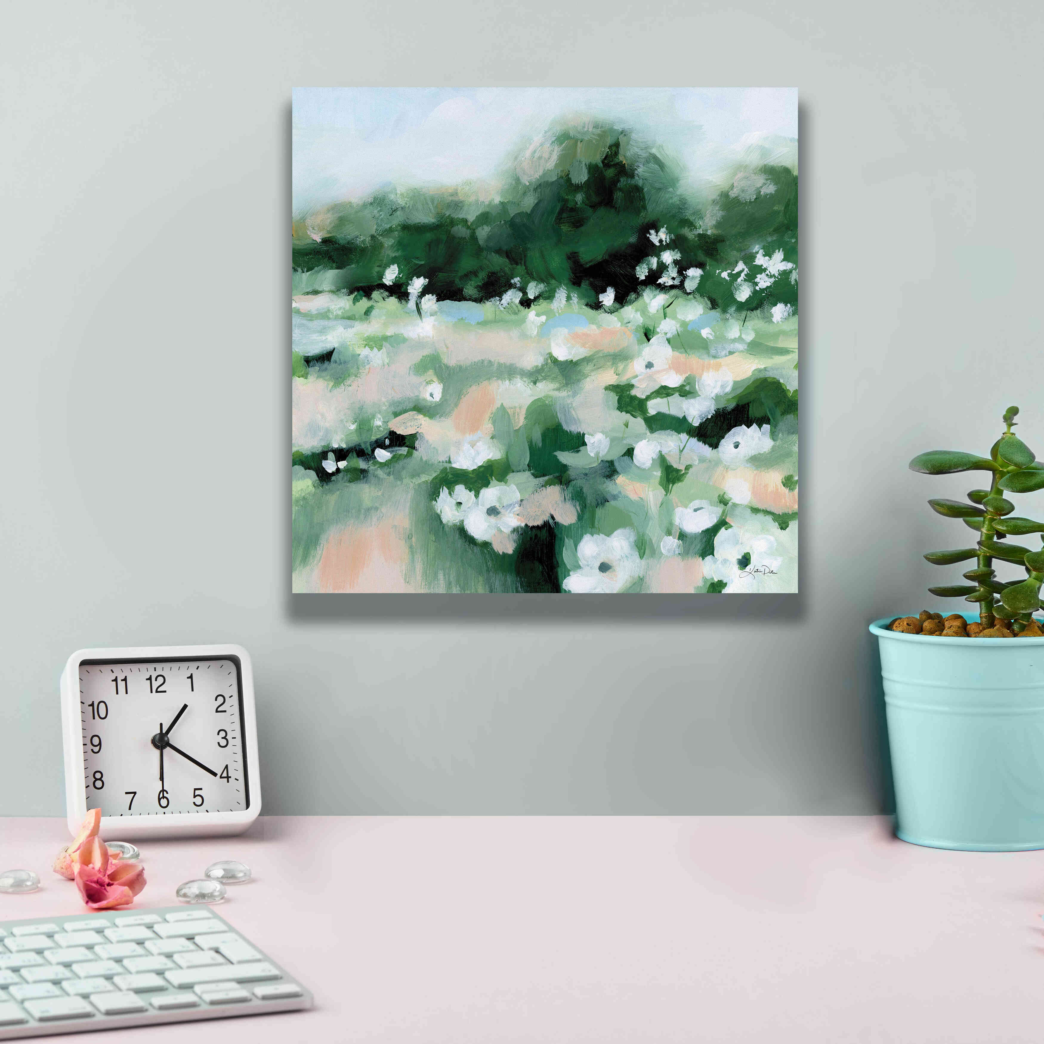 'Summer Field' by Katrina Pete, Giclee Canvas Wall Art,12x12