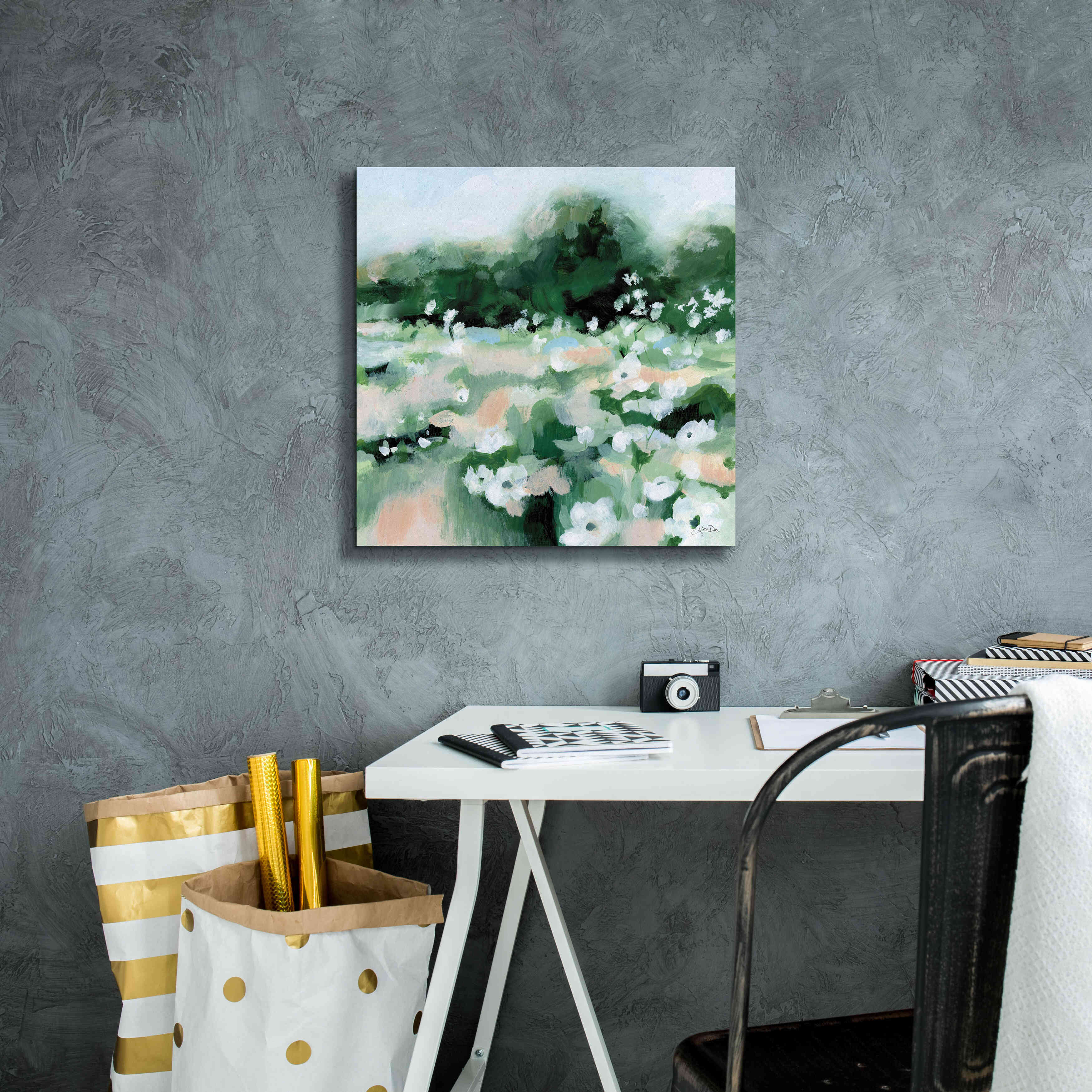 'Summer Field' by Katrina Pete, Giclee Canvas Wall Art,18x18