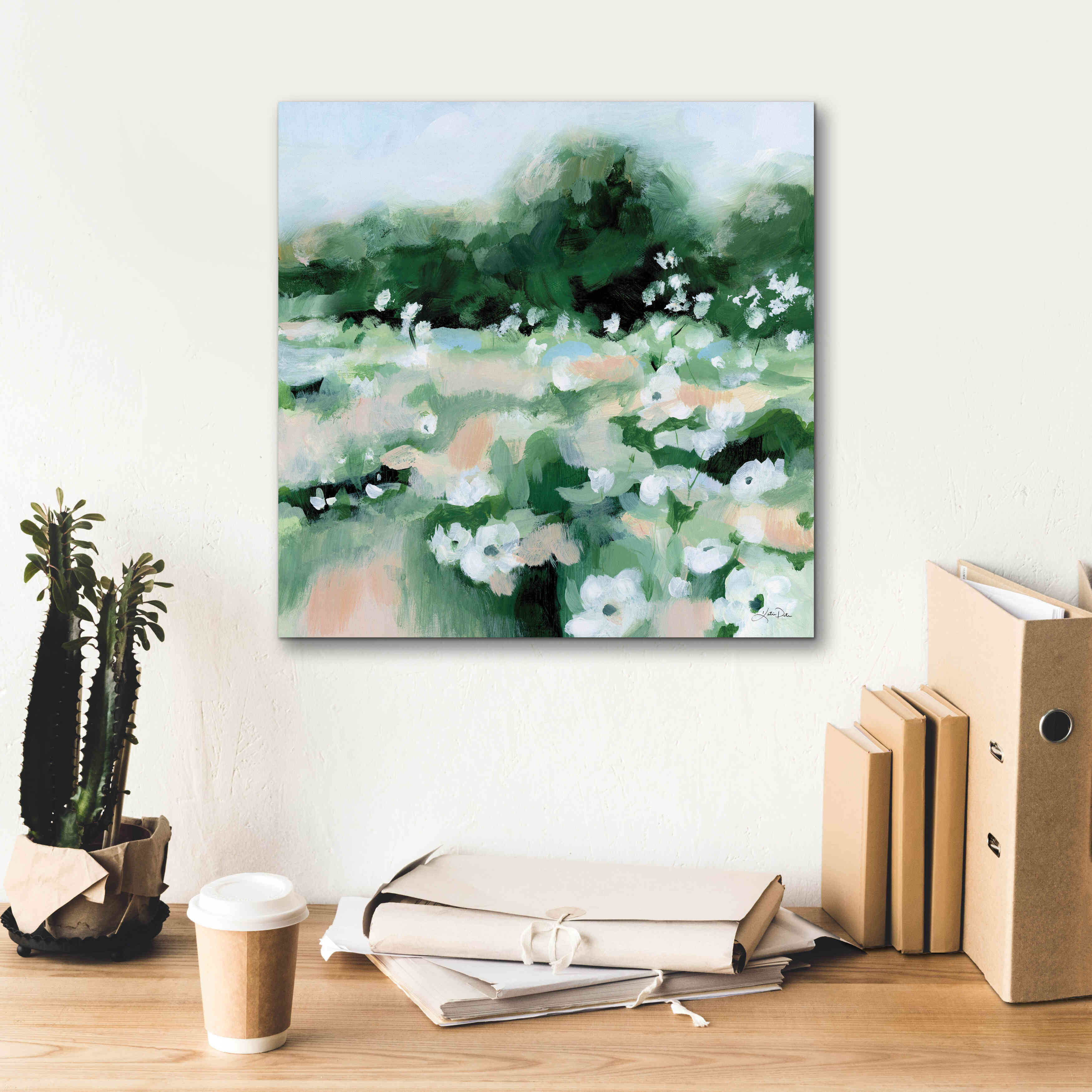 'Summer Field' by Katrina Pete, Giclee Canvas Wall Art,18x18