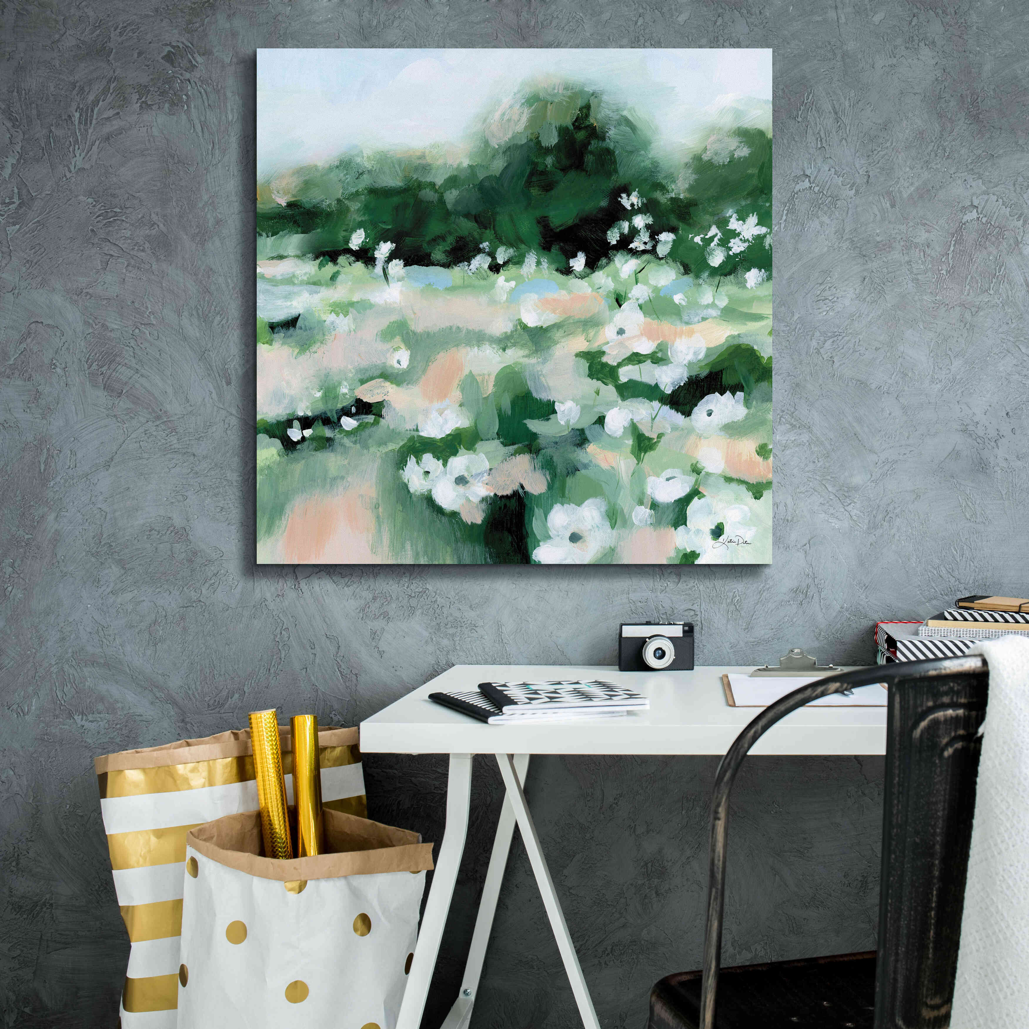 'Summer Field' by Katrina Pete, Giclee Canvas Wall Art,26x26
