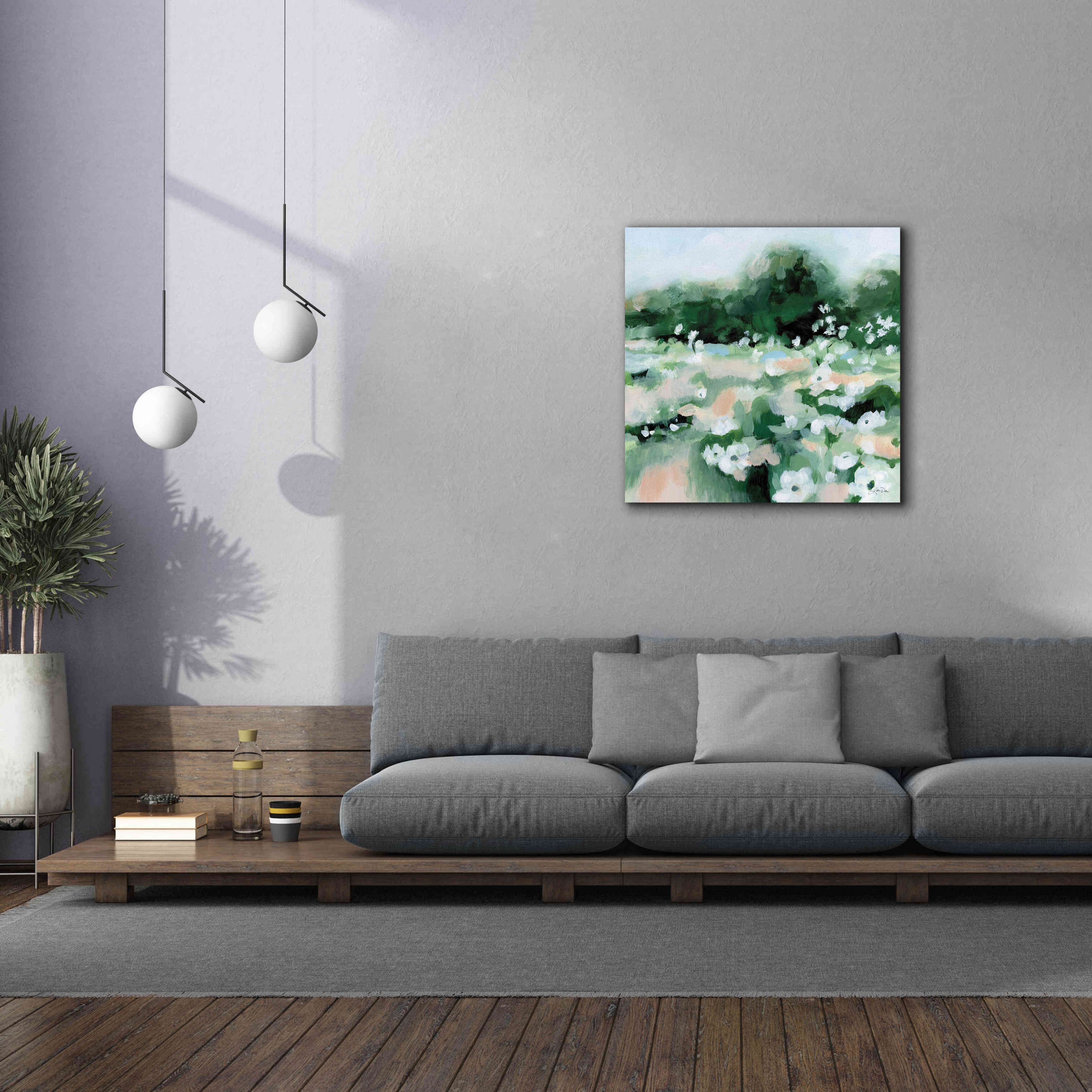 'Summer Field' by Katrina Pete, Giclee Canvas Wall Art,37x37