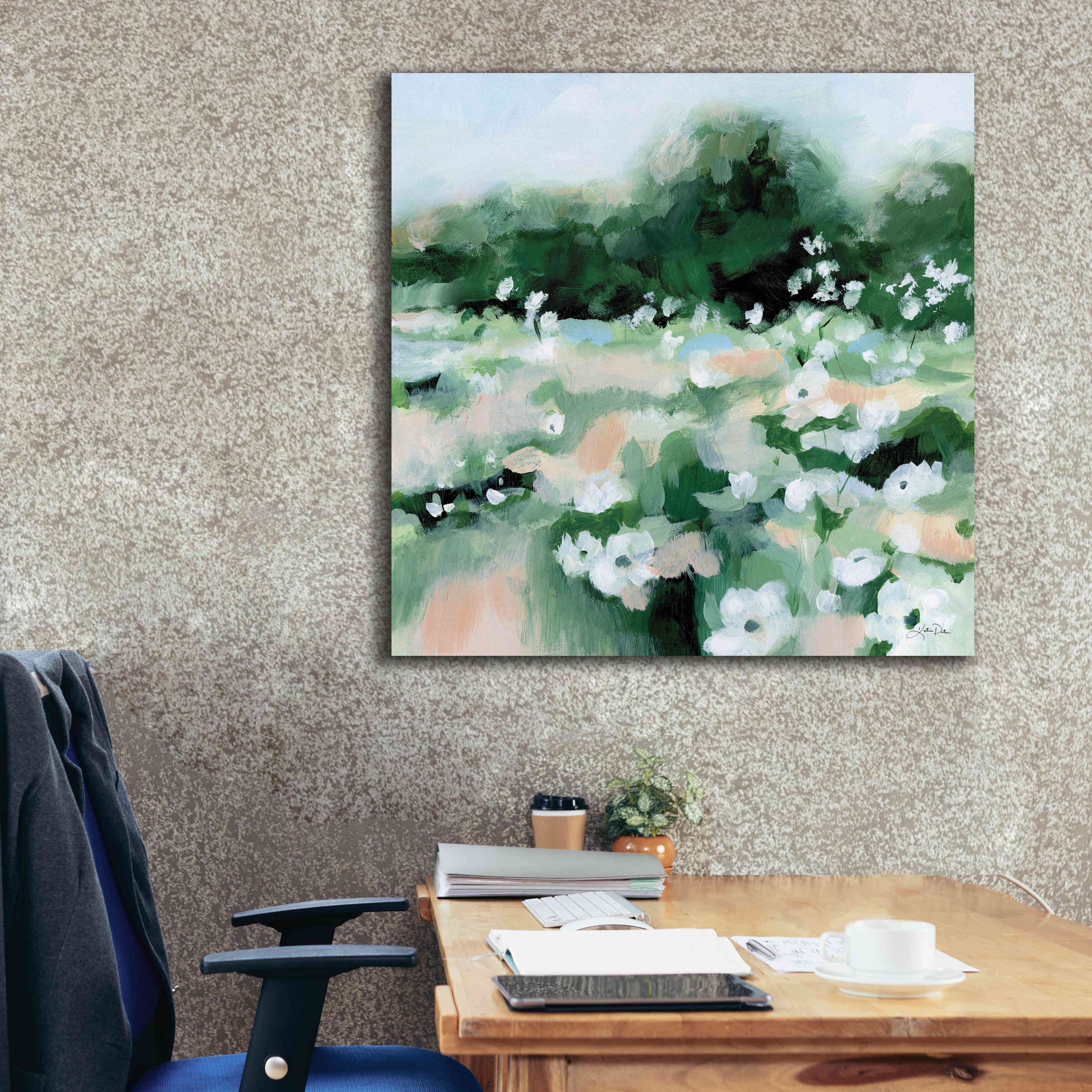 'Summer Field' by Katrina Pete, Giclee Canvas Wall Art,37x37