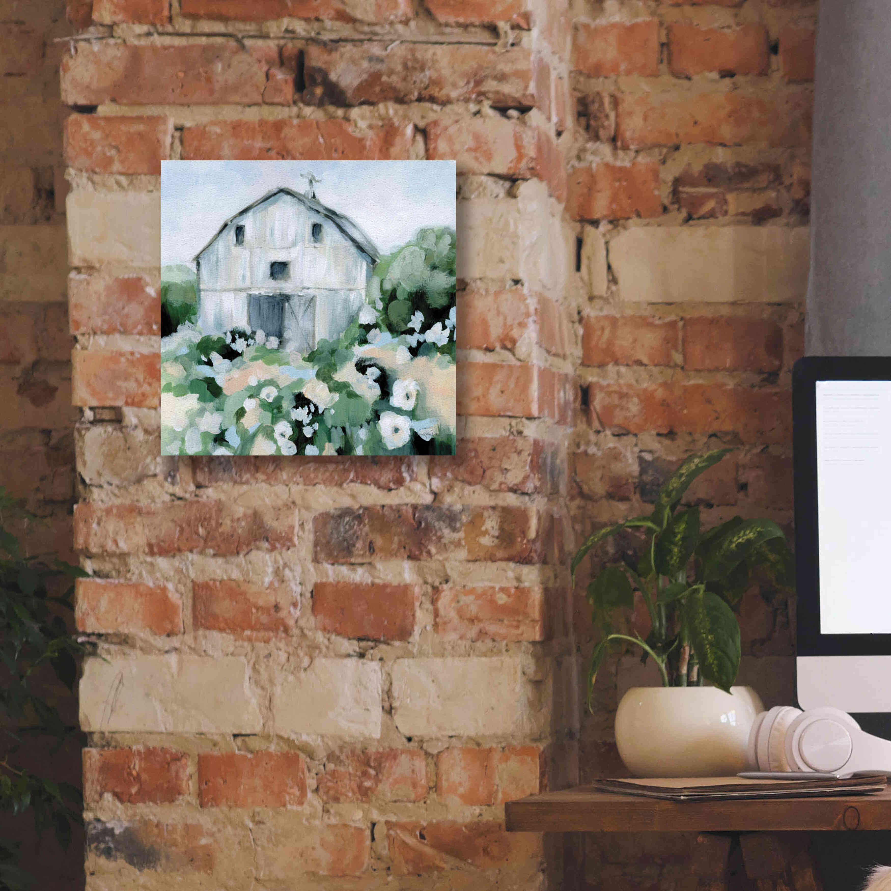 'Summer Barn' by Katrina Pete, Giclee Canvas Wall Art,12x12