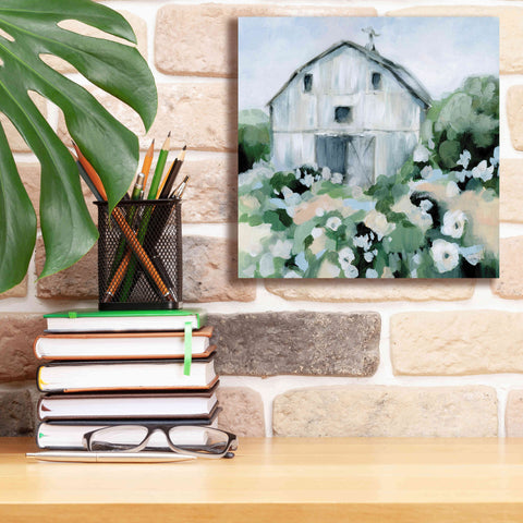 Image of 'Summer Barn' by Katrina Pete, Giclee Canvas Wall Art,12x12