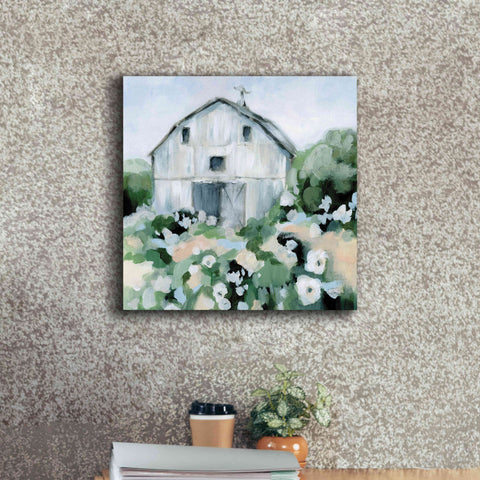 Image of 'Summer Barn' by Katrina Pete, Giclee Canvas Wall Art,18x18