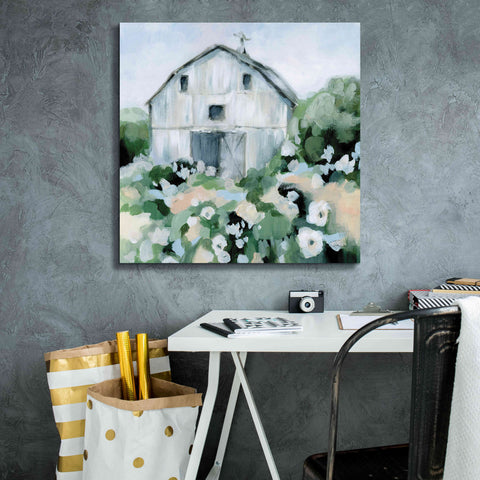 Image of 'Summer Barn' by Katrina Pete, Giclee Canvas Wall Art,26x26