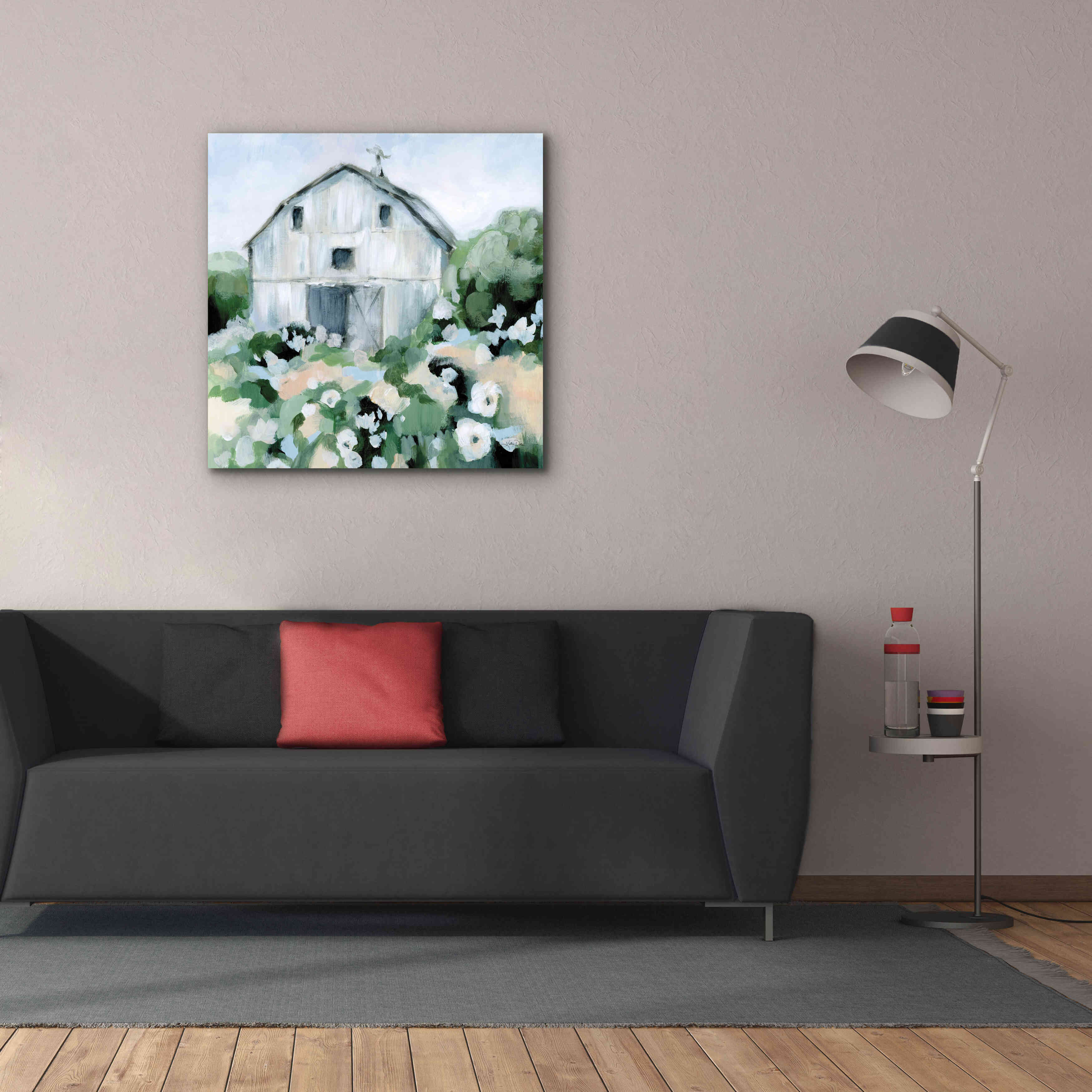 'Summer Barn' by Katrina Pete, Giclee Canvas Wall Art,37x37