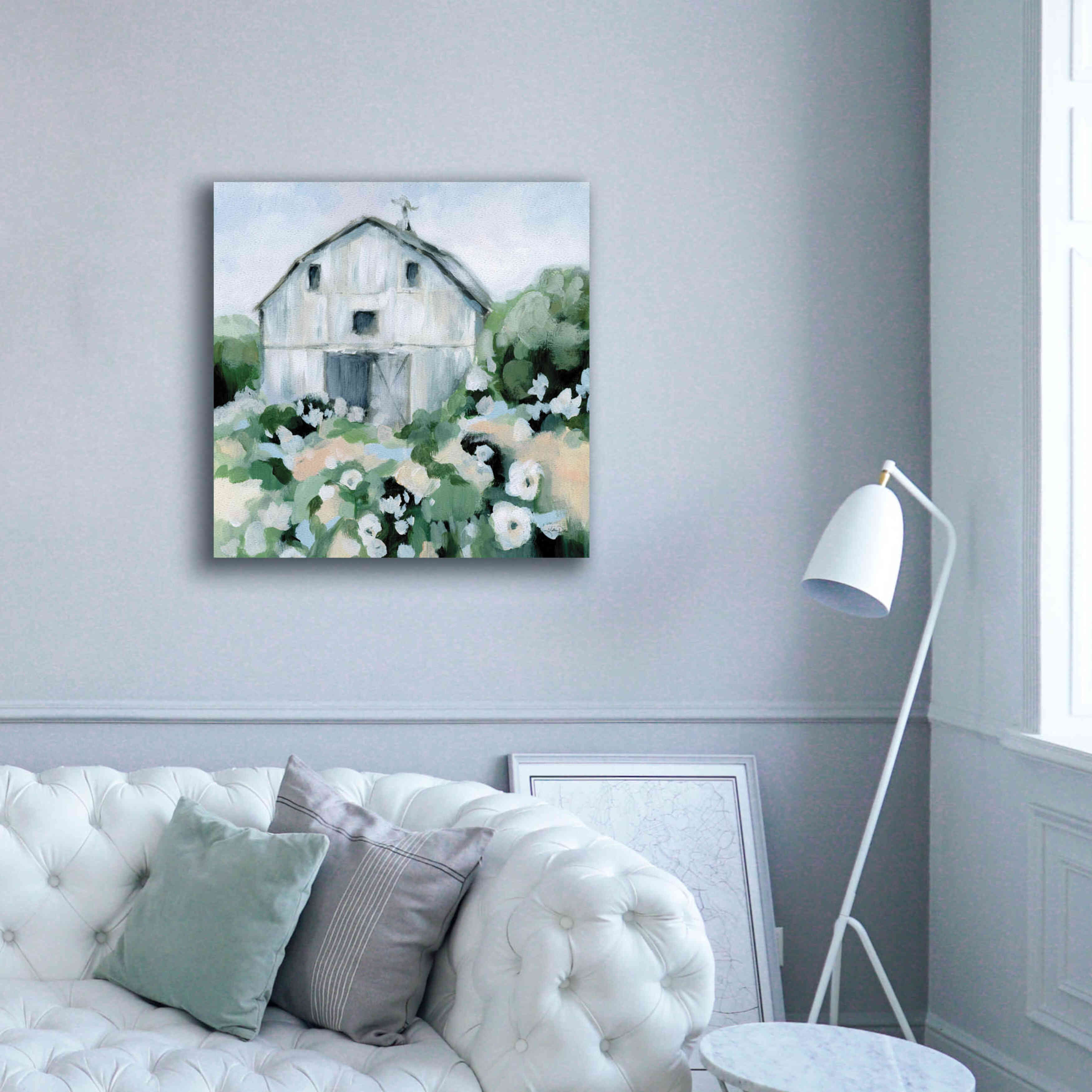 'Summer Barn' by Katrina Pete, Giclee Canvas Wall Art,37x37