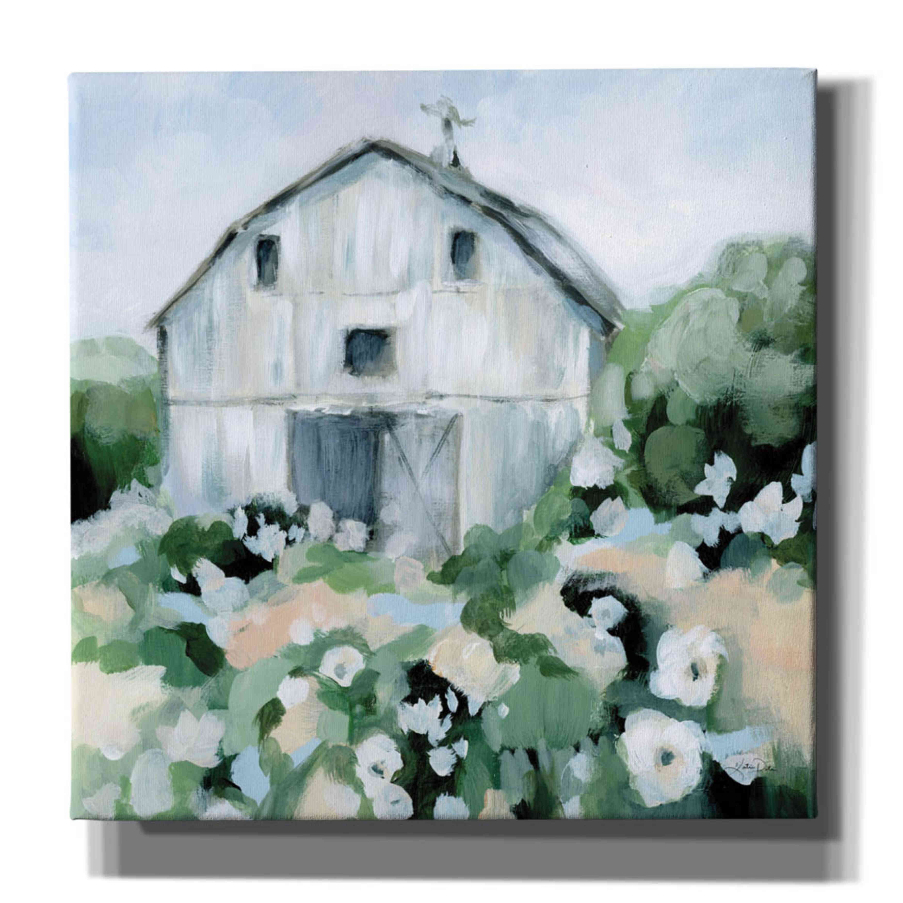 'Summer Barn' by Katrina Pete, Giclee Canvas Wall Art