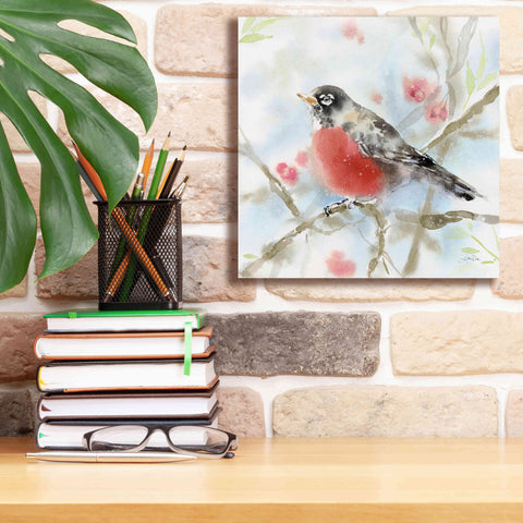 Image of 'Spring Robin' by Katrina Pete, Giclee Canvas Wall Art,12x12