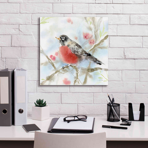 Image of 'Spring Robin' by Katrina Pete, Giclee Canvas Wall Art,18x18
