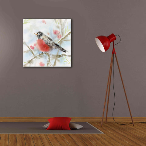 Image of 'Spring Robin' by Katrina Pete, Giclee Canvas Wall Art,26x26