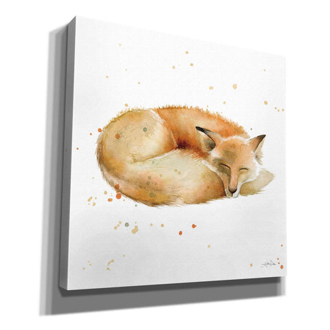 Image of 'Sleeping Fox' by Katrina Pete, Giclee Canvas Wall Art