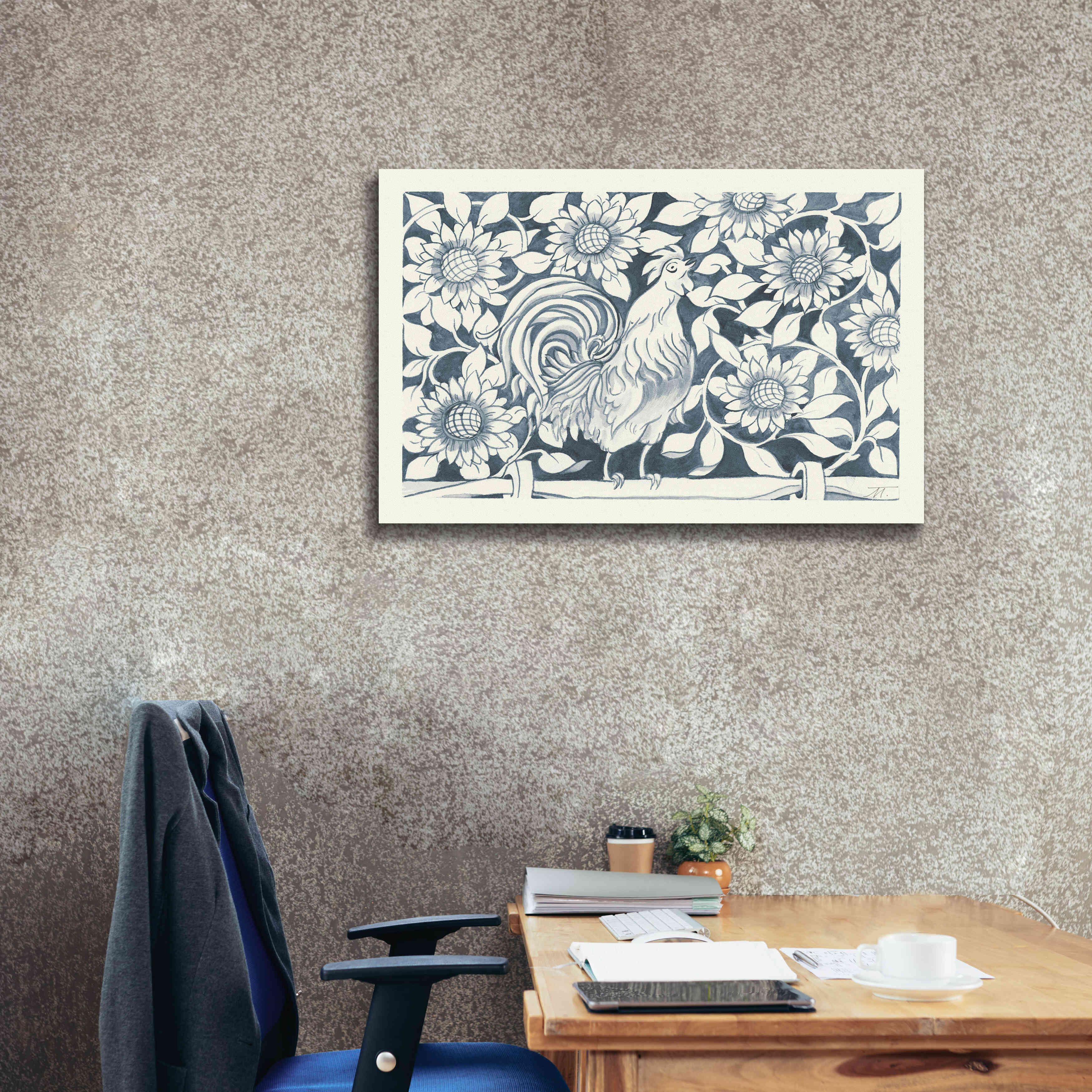 'Farm Life I' by Miranda Thomas, Giclee Canvas Wall Art,40x26