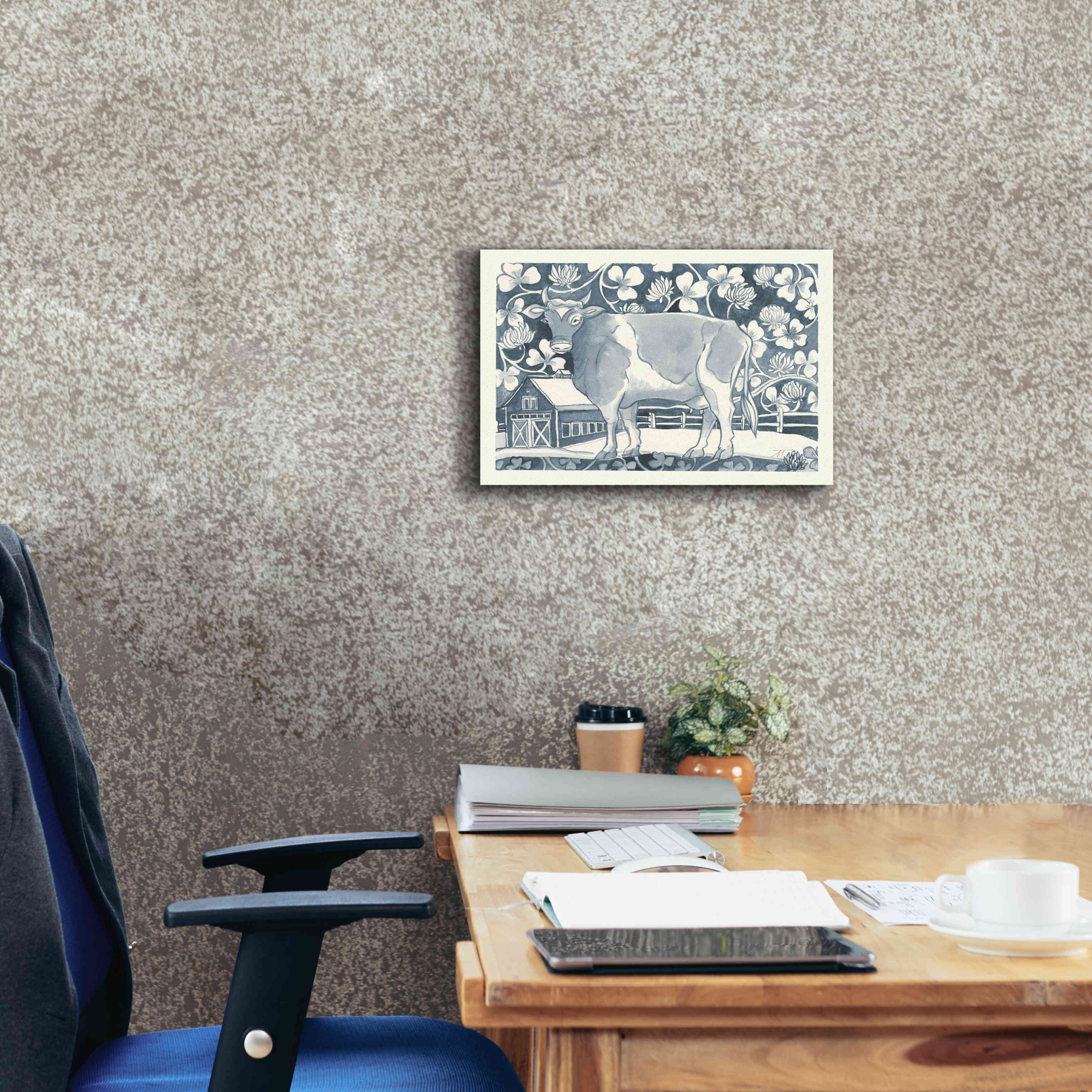 'Farm Life II' by Miranda Thomas, Giclee Canvas Wall Art,18x12