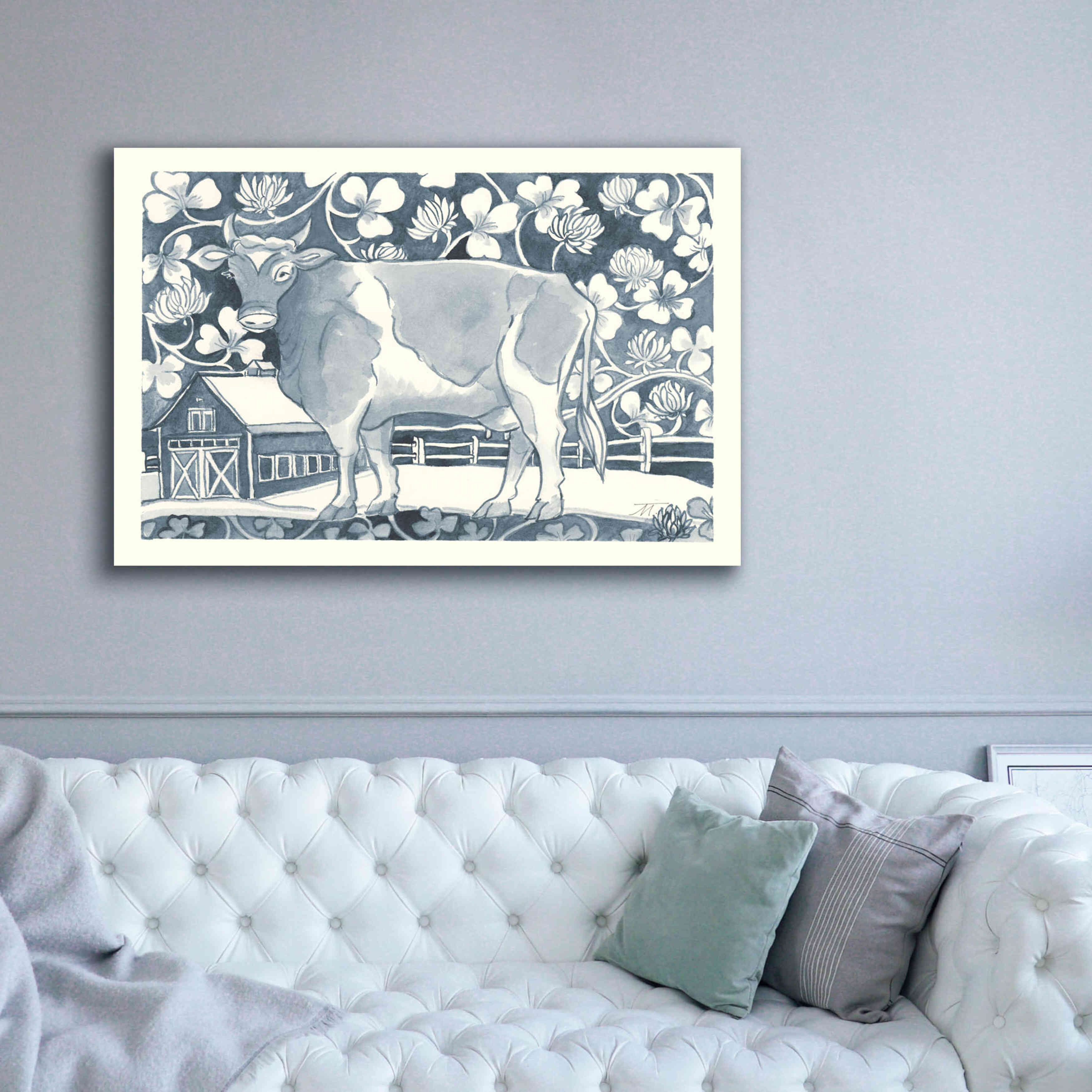 'Farm Life II' by Miranda Thomas, Giclee Canvas Wall Art,60x40