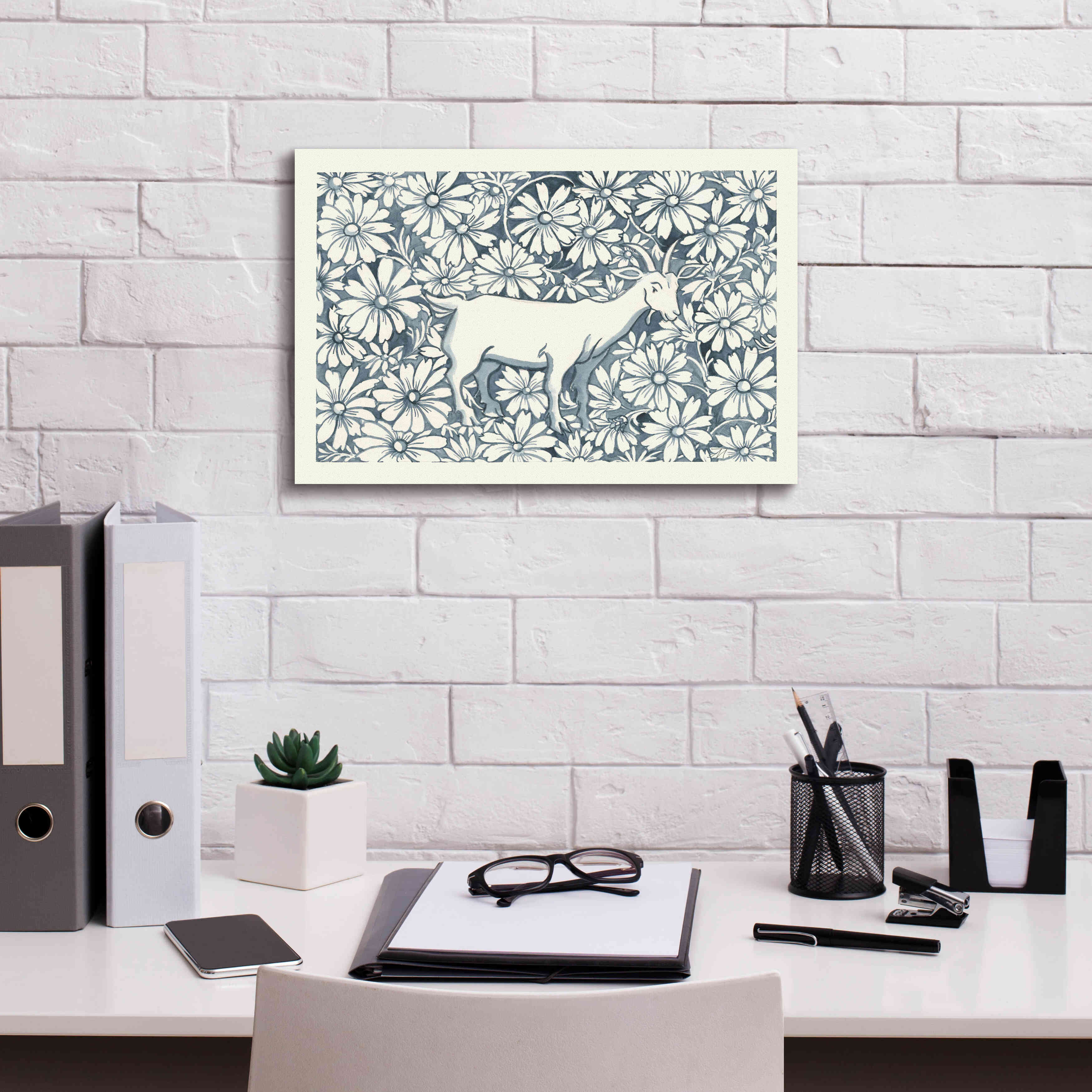 'Farm Life III' by Miranda Thomas, Giclee Canvas Wall Art,18x12