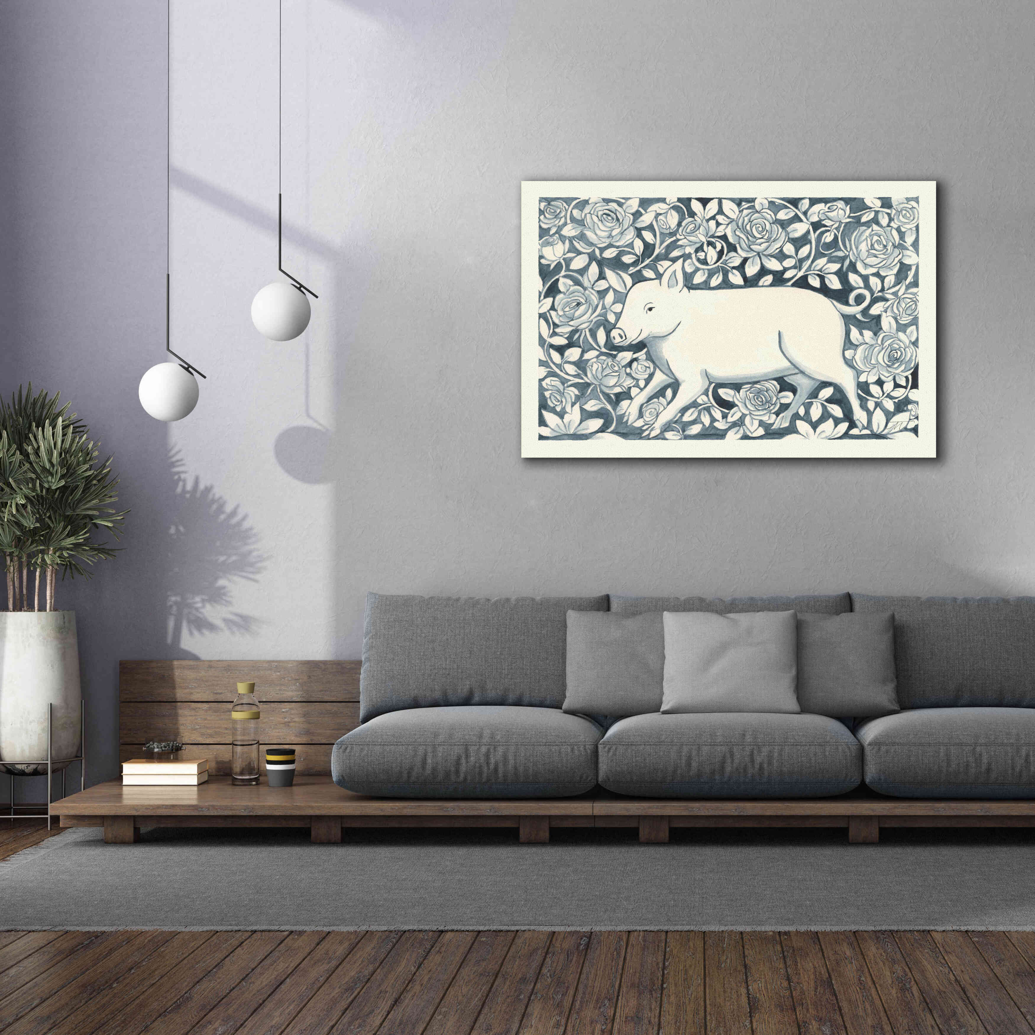 'Farm Life IV' by Miranda Thomas, Giclee Canvas Wall Art,60x40