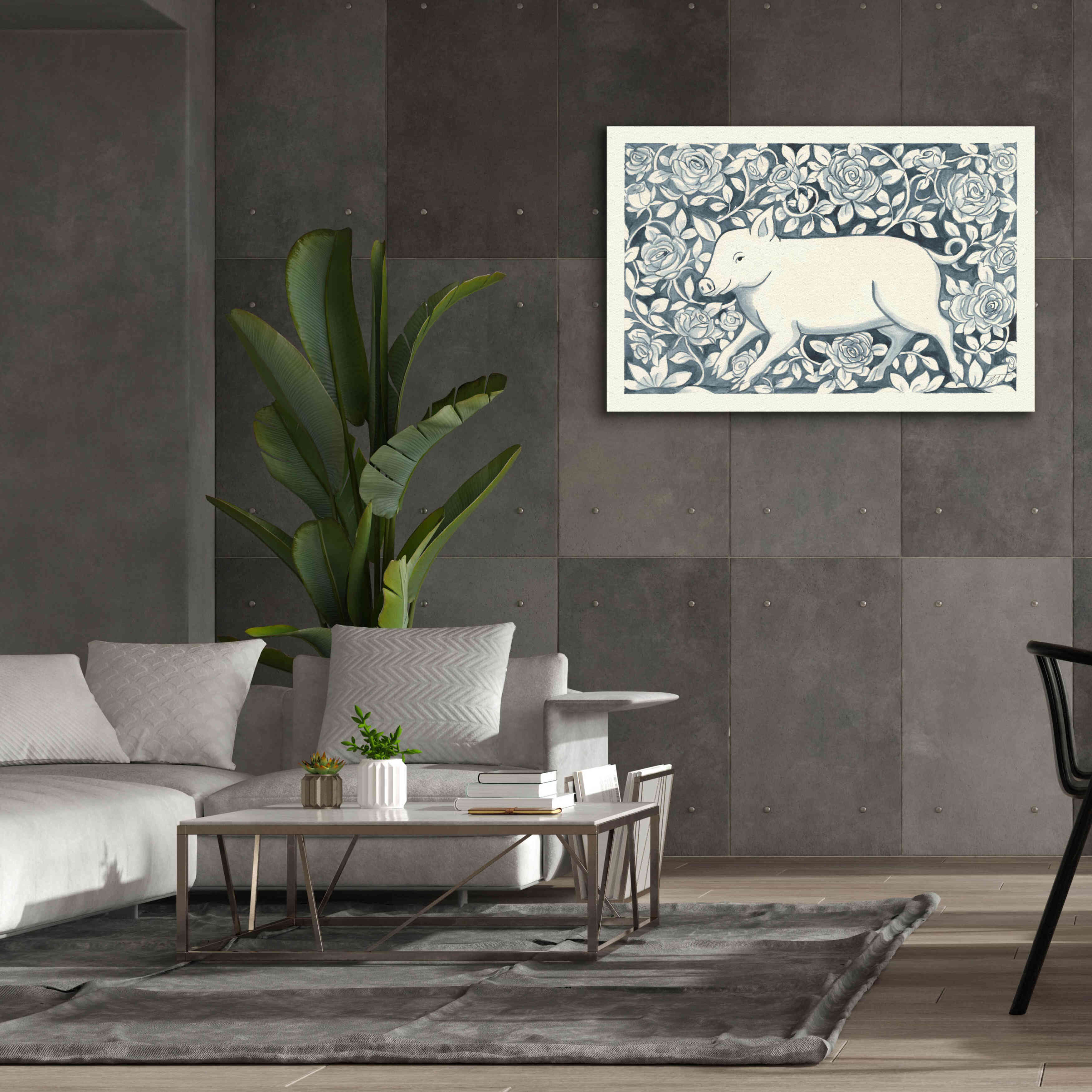 'Farm Life IV' by Miranda Thomas, Giclee Canvas Wall Art,60x40