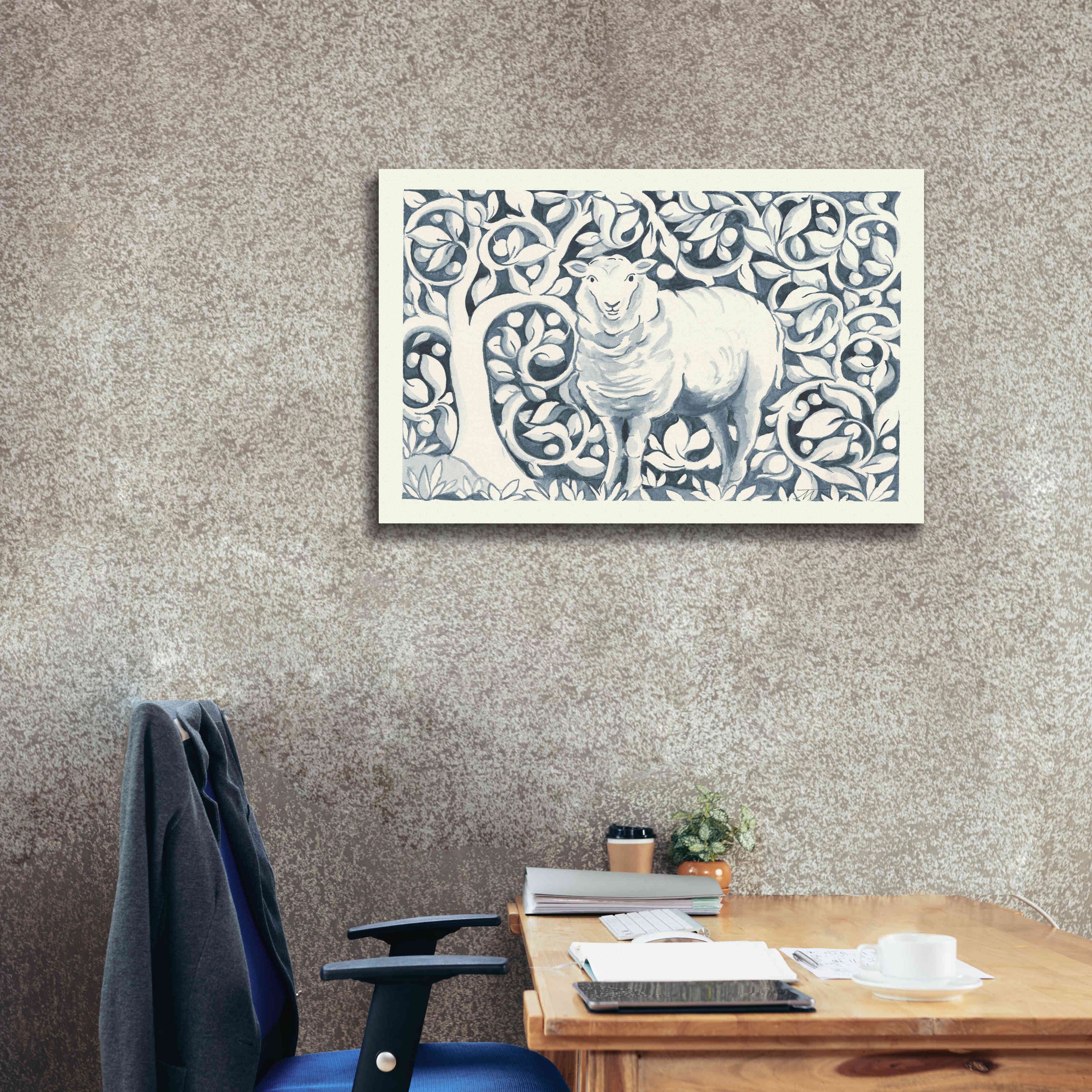 'Farm Life V' by Miranda Thomas, Giclee Canvas Wall Art,40x26