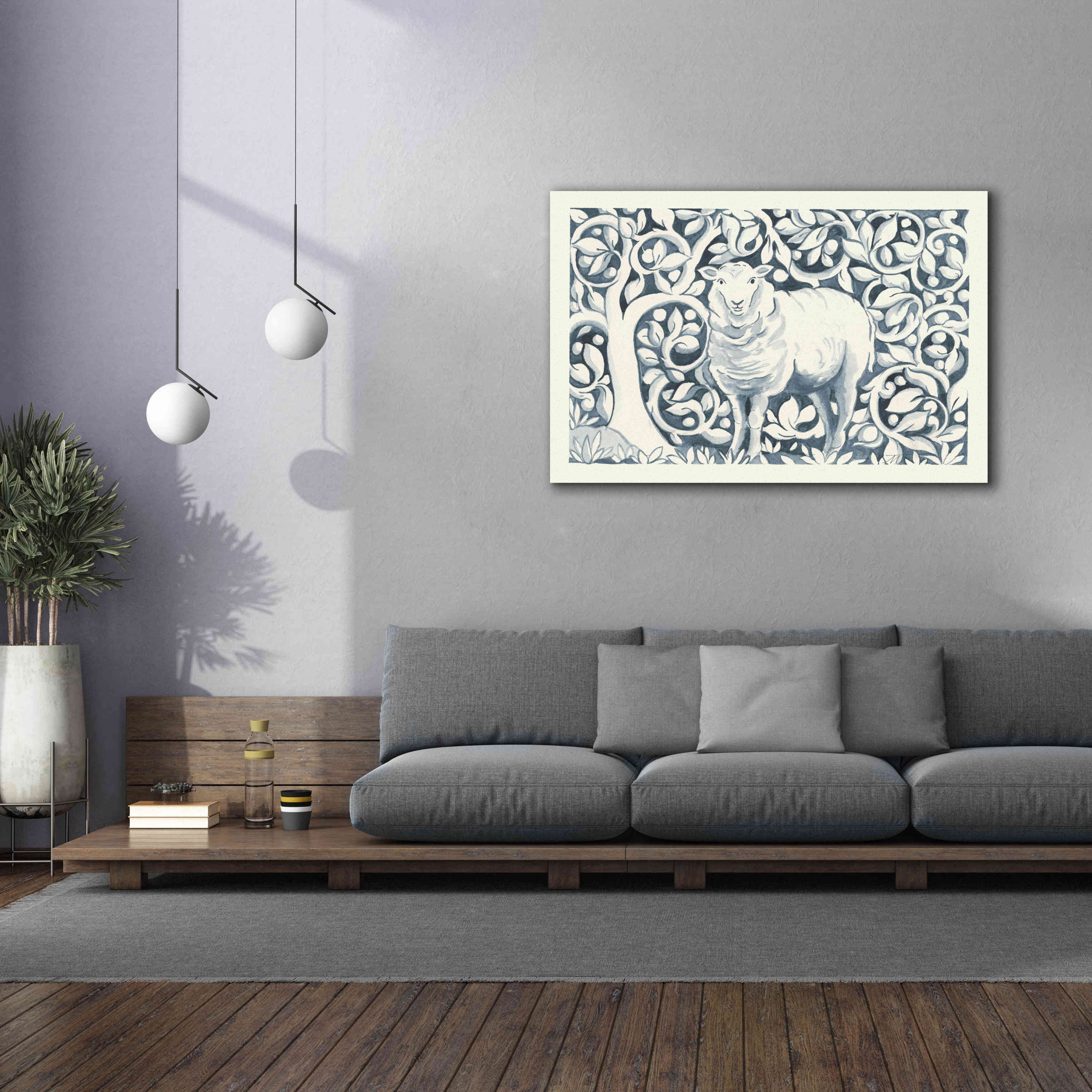 'Farm Life V' by Miranda Thomas, Giclee Canvas Wall Art,60x40