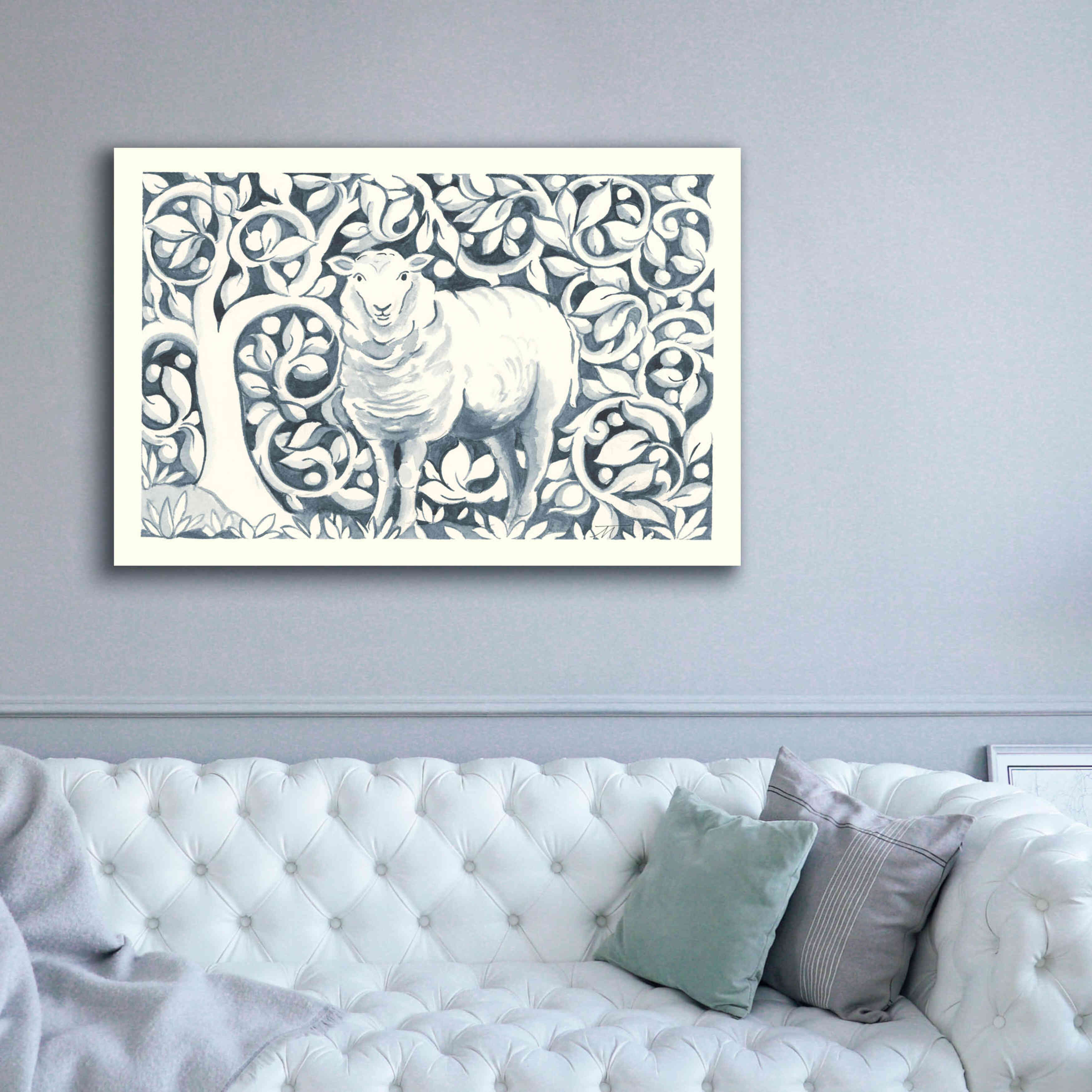 'Farm Life V' by Miranda Thomas, Giclee Canvas Wall Art,60x40