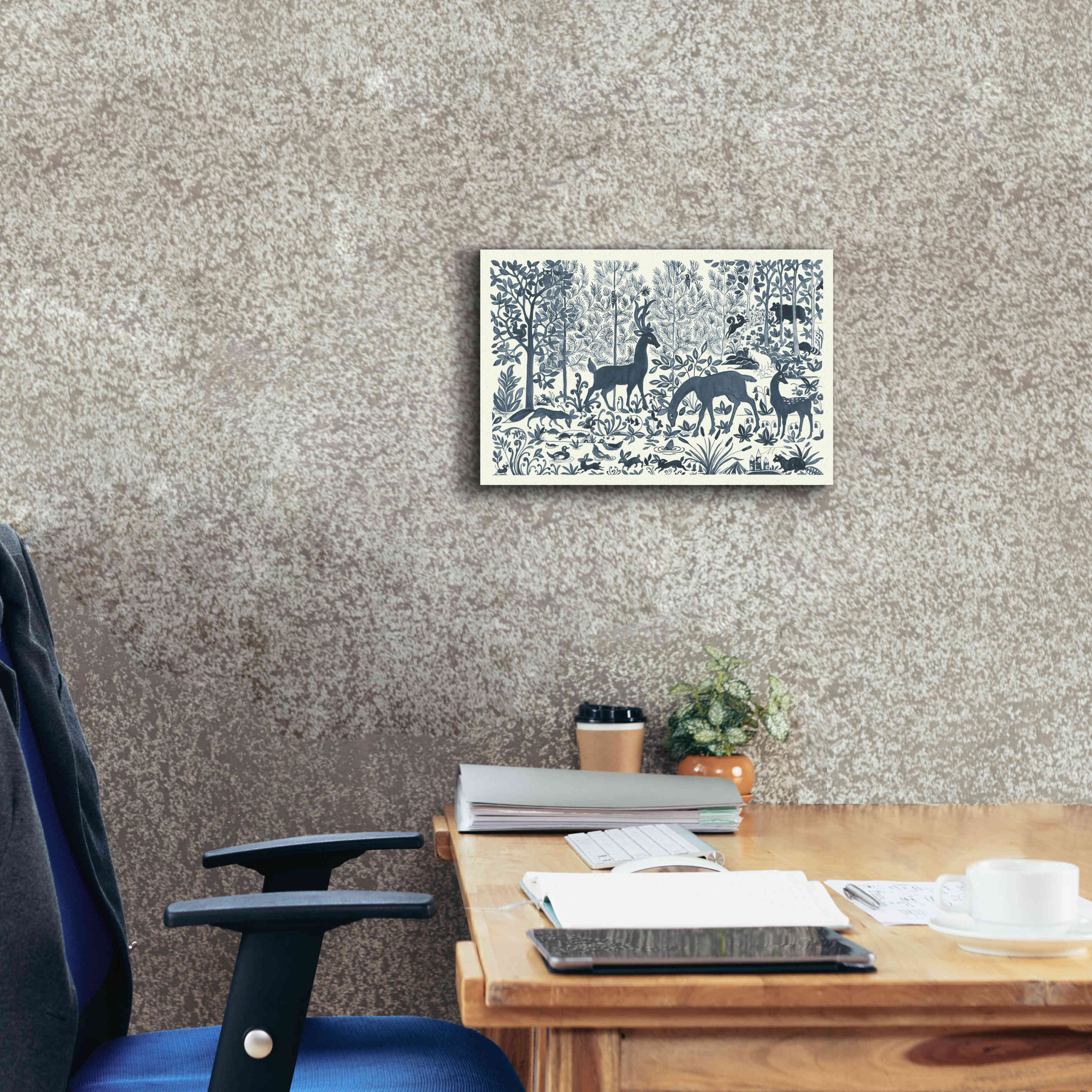 'Forest Life I' by Miranda Thomas, Giclee Canvas Wall Art,18x12