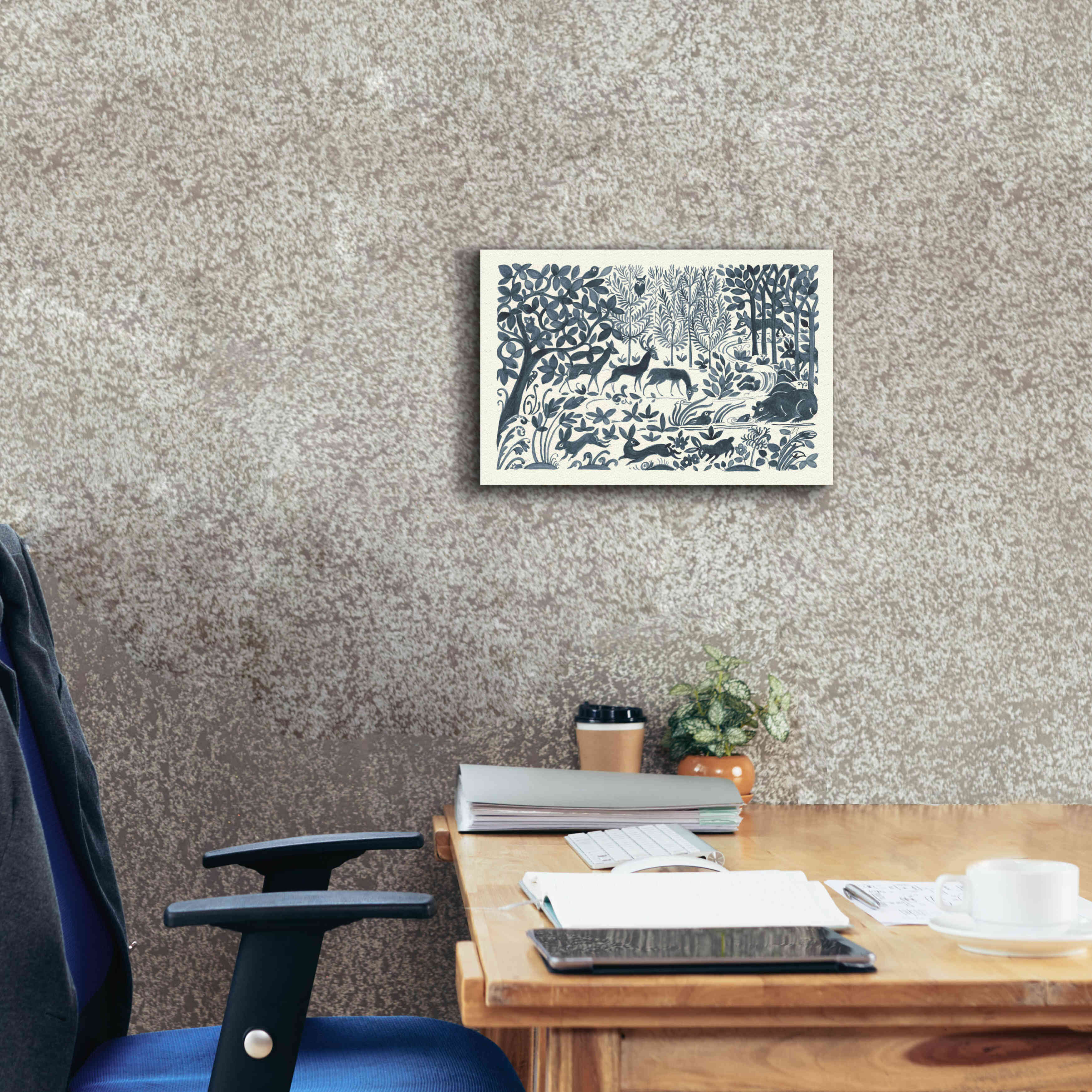 'Forest Life II' by Miranda Thomas, Giclee Canvas Wall Art,18x12