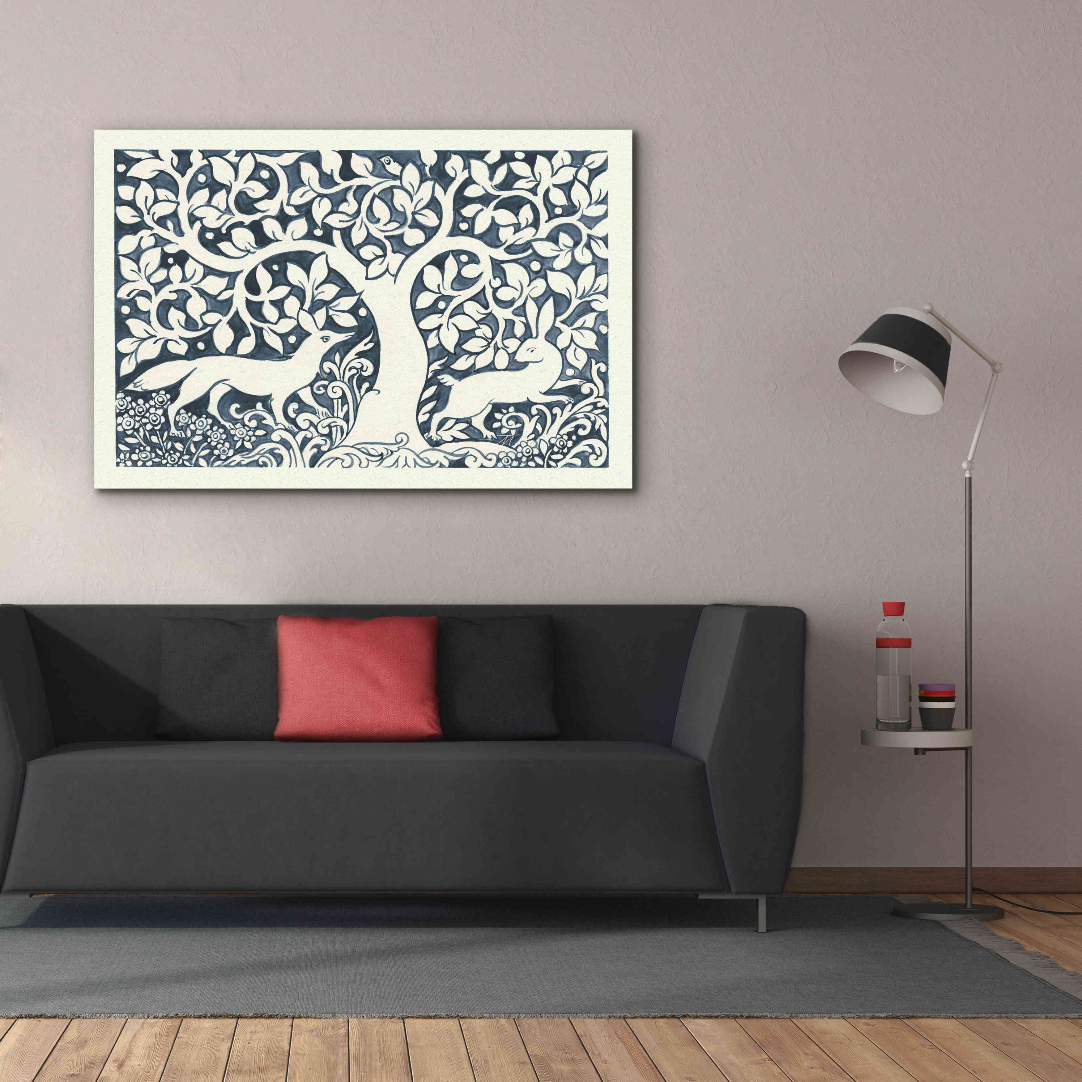 'Forest Life III' by Miranda Thomas, Giclee Canvas Wall Art,60x40