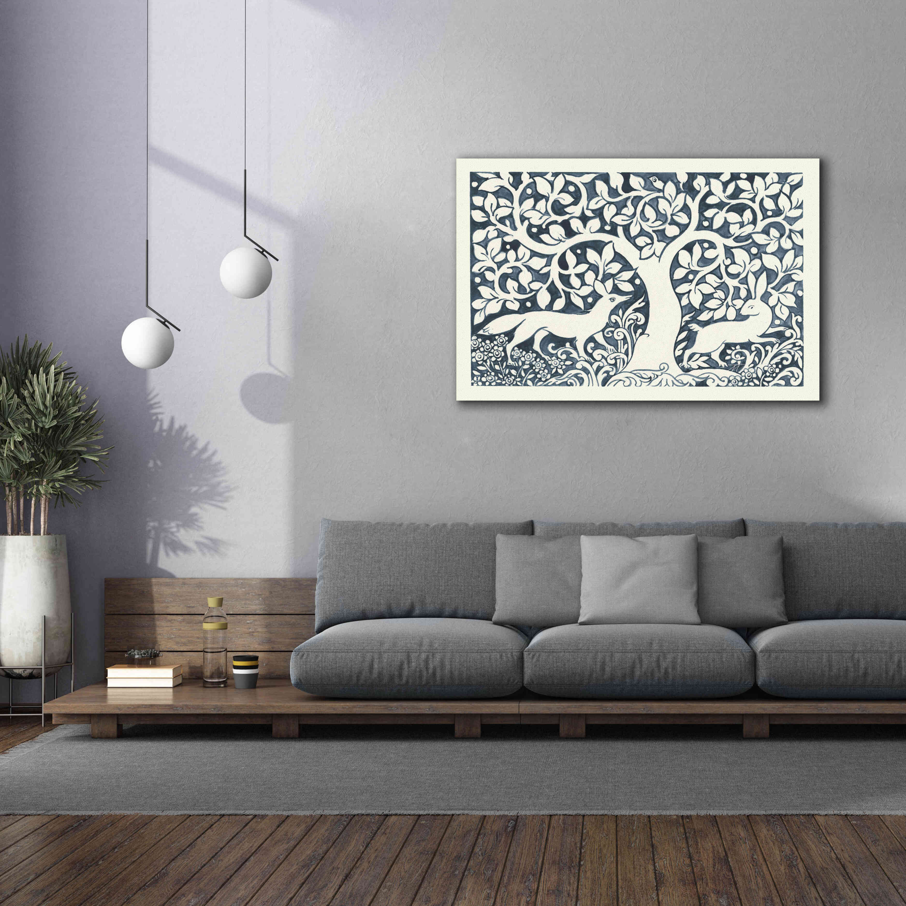 'Forest Life III' by Miranda Thomas, Giclee Canvas Wall Art,60x40