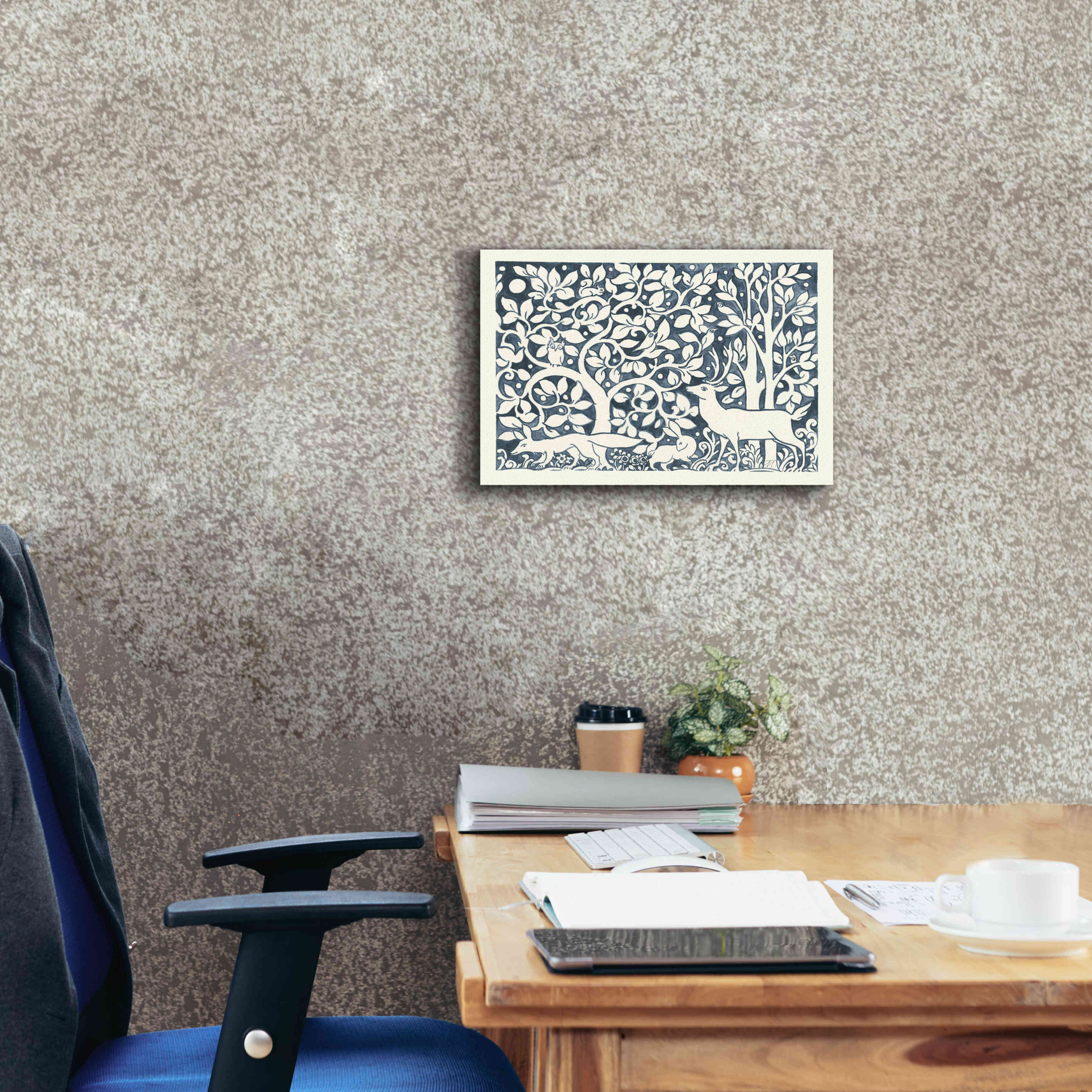 'Forest Life IV' by Miranda Thomas, Giclee Canvas Wall Art,18x12