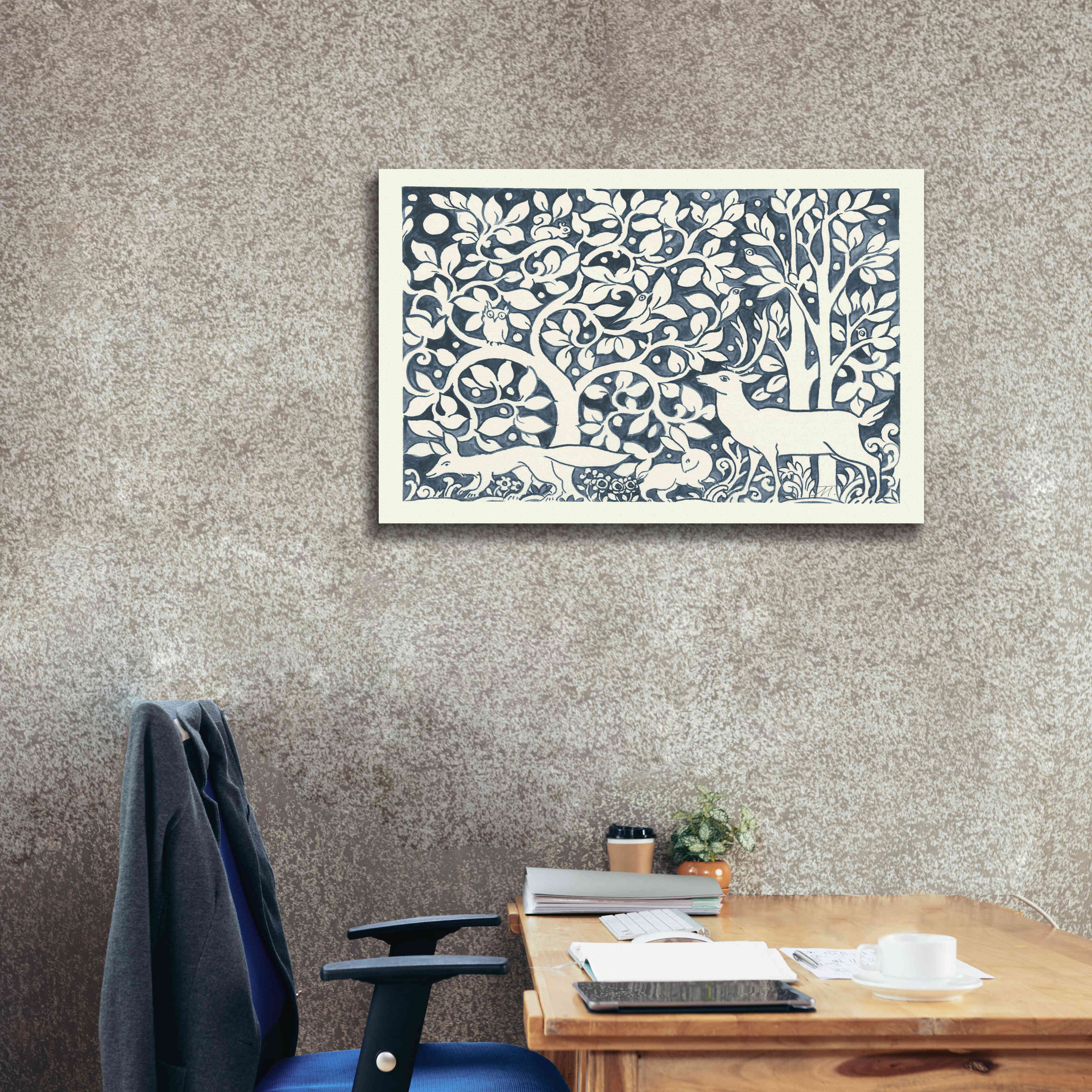 'Forest Life IV' by Miranda Thomas, Giclee Canvas Wall Art,40x26