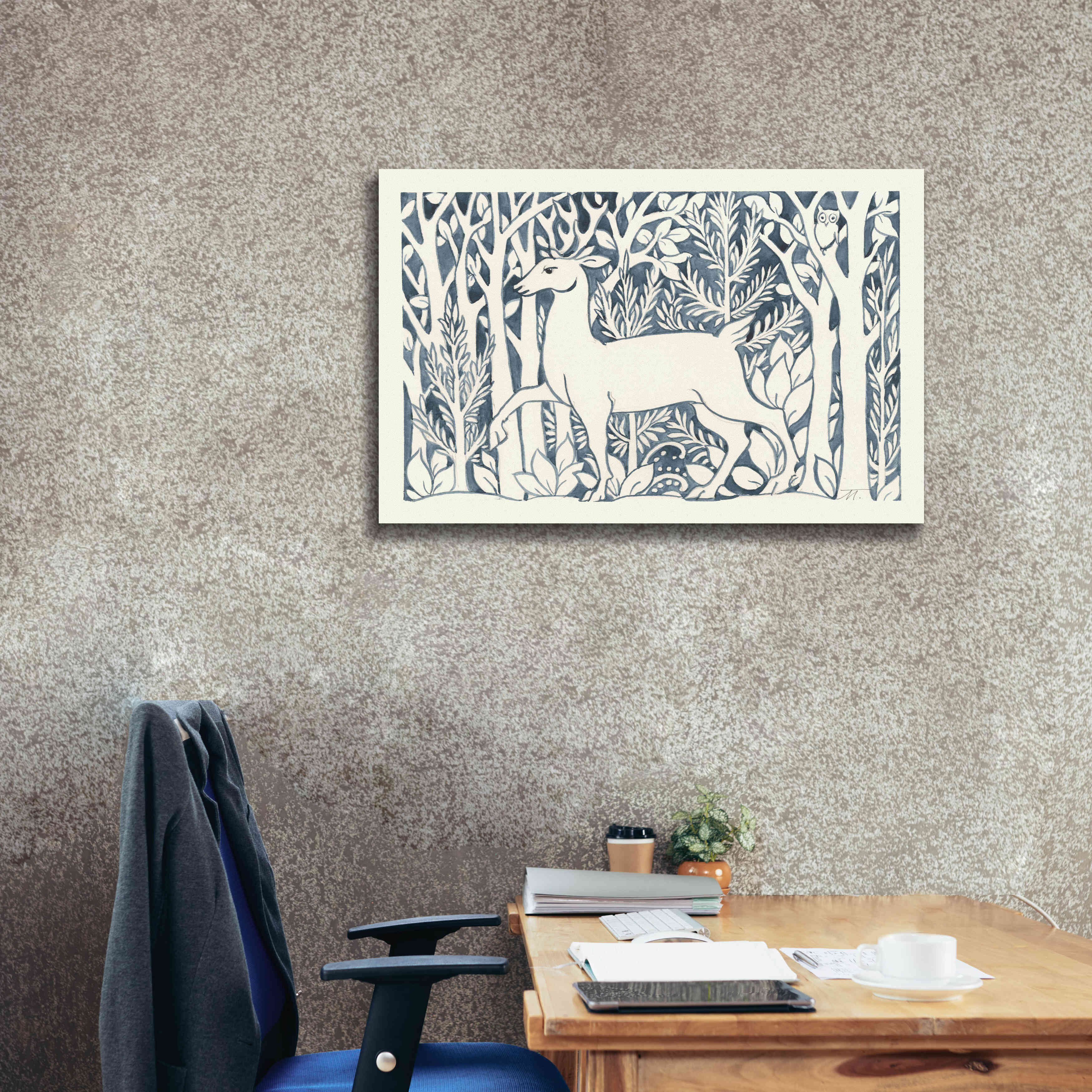 'Forest Life V' by Miranda Thomas, Giclee Canvas Wall Art,40x26