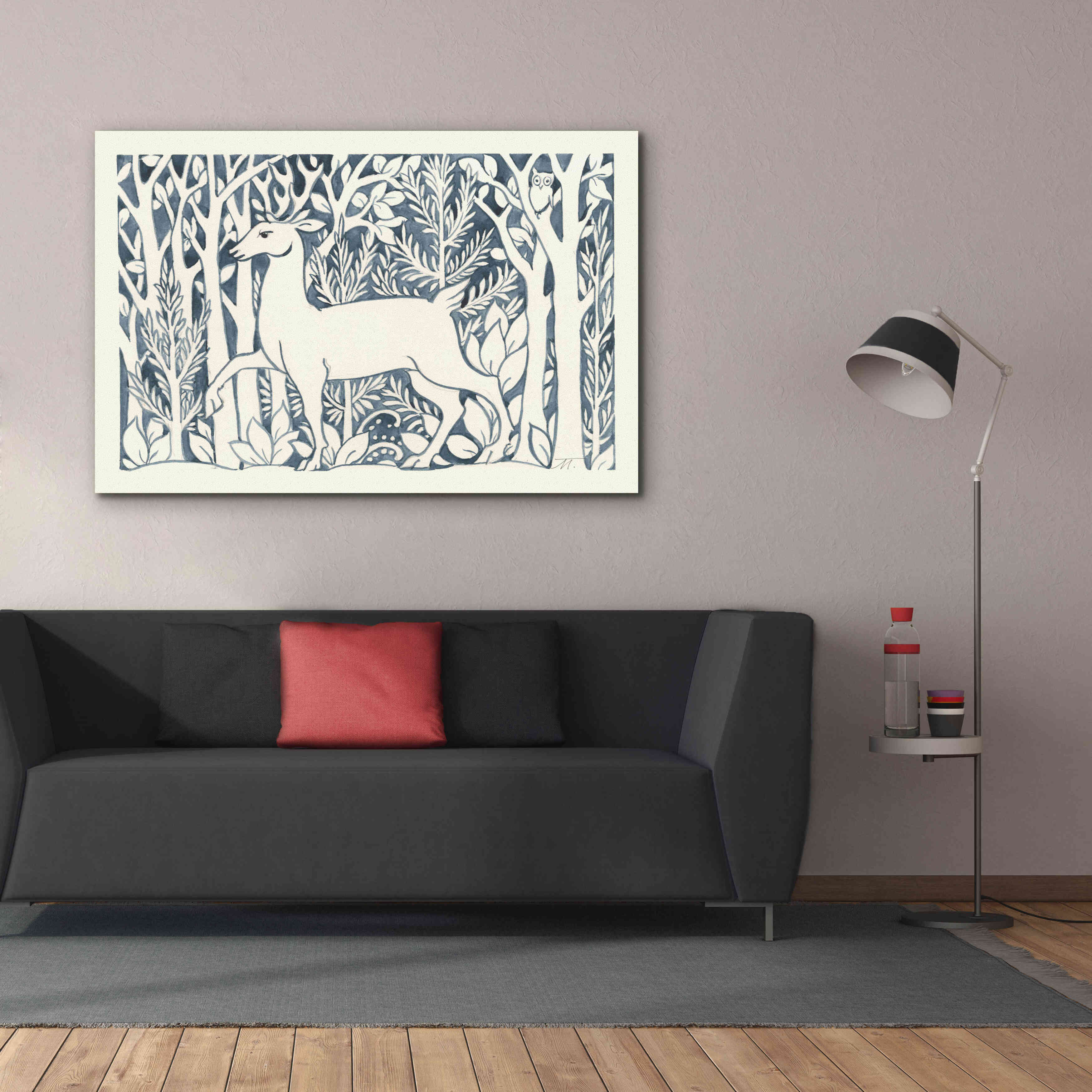 'Forest Life V' by Miranda Thomas, Giclee Canvas Wall Art,60x40