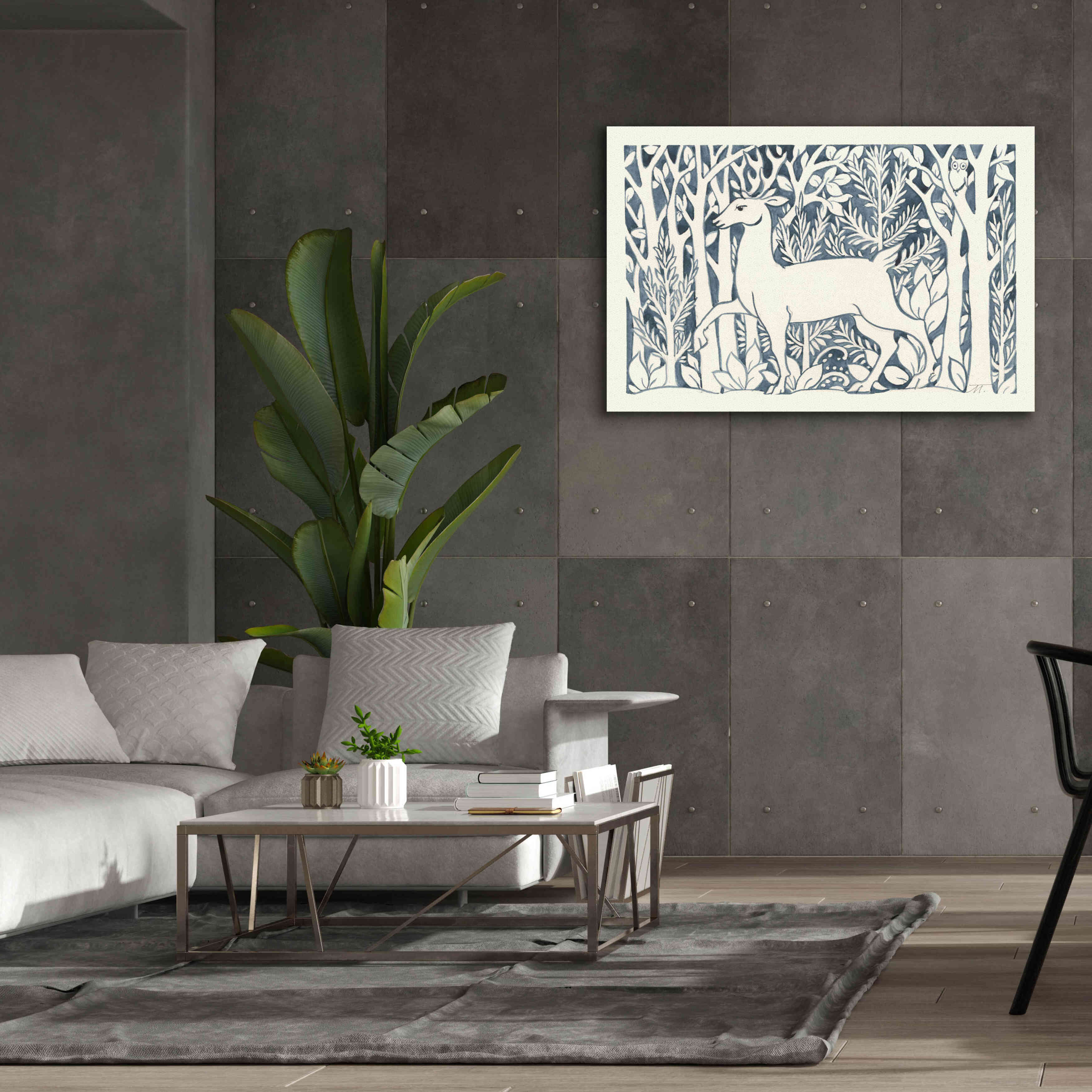 'Forest Life V' by Miranda Thomas, Giclee Canvas Wall Art,60x40