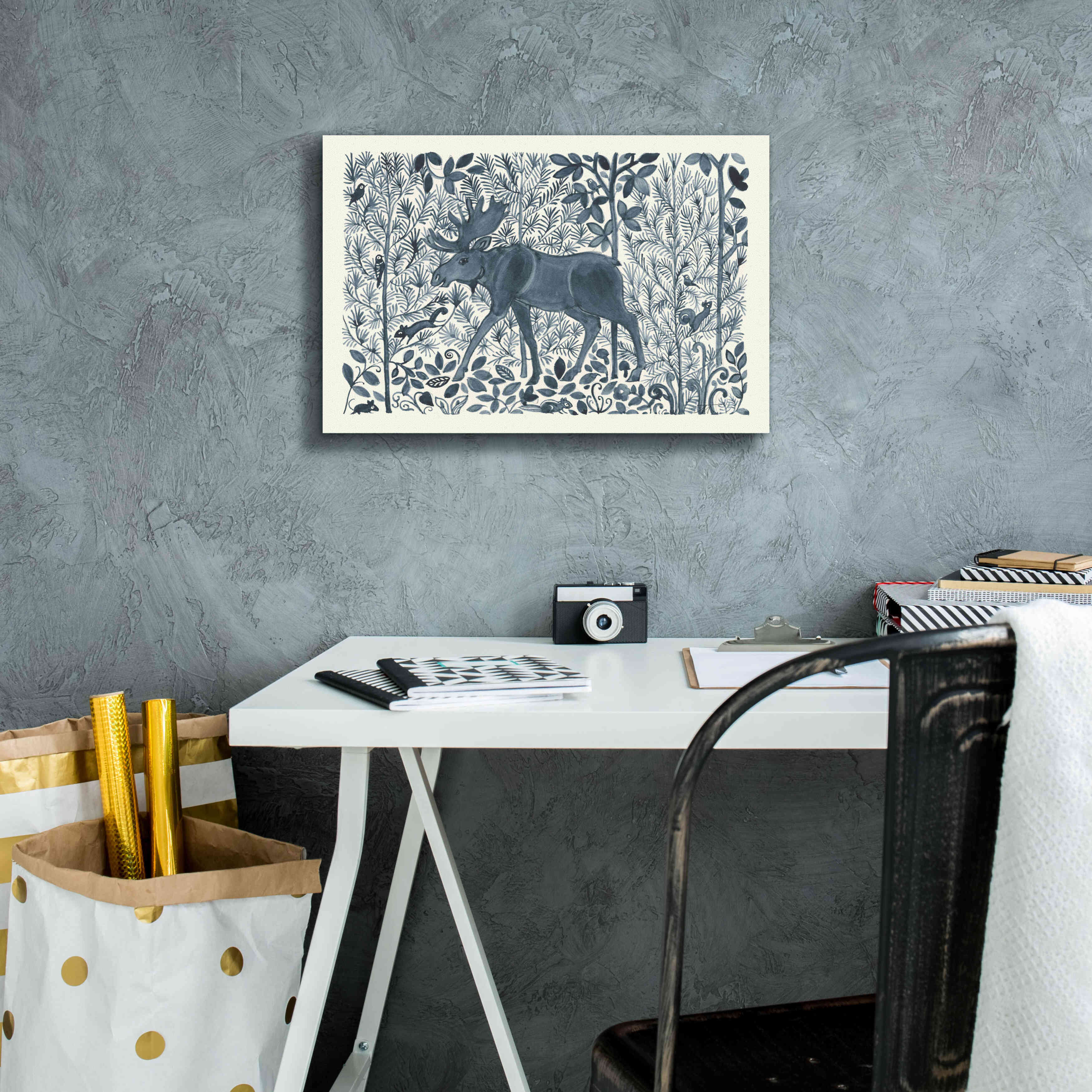 'Forest Life VI' by Miranda Thomas, Giclee Canvas Wall Art,18x12