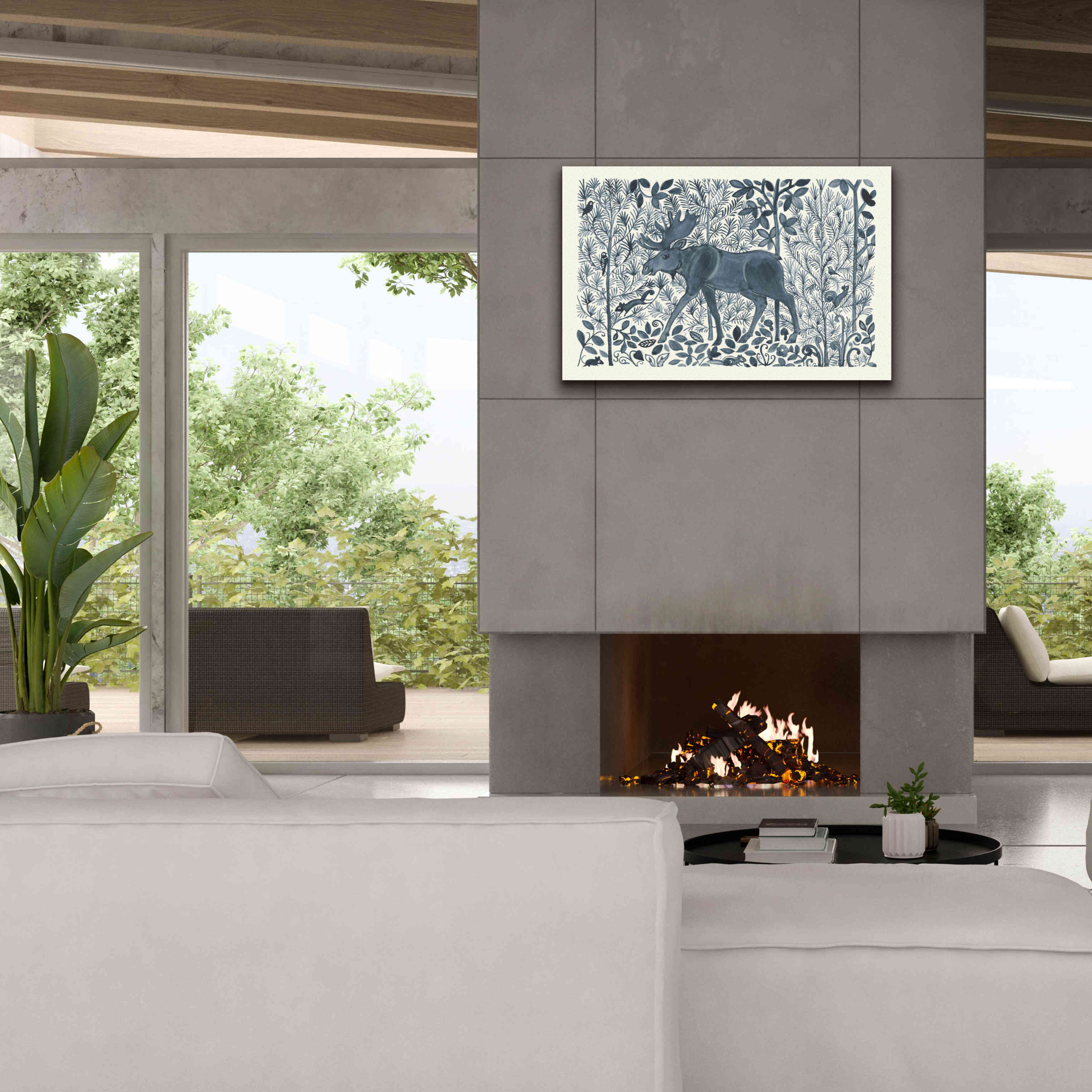 'Forest Life VI' by Miranda Thomas, Giclee Canvas Wall Art,40x26