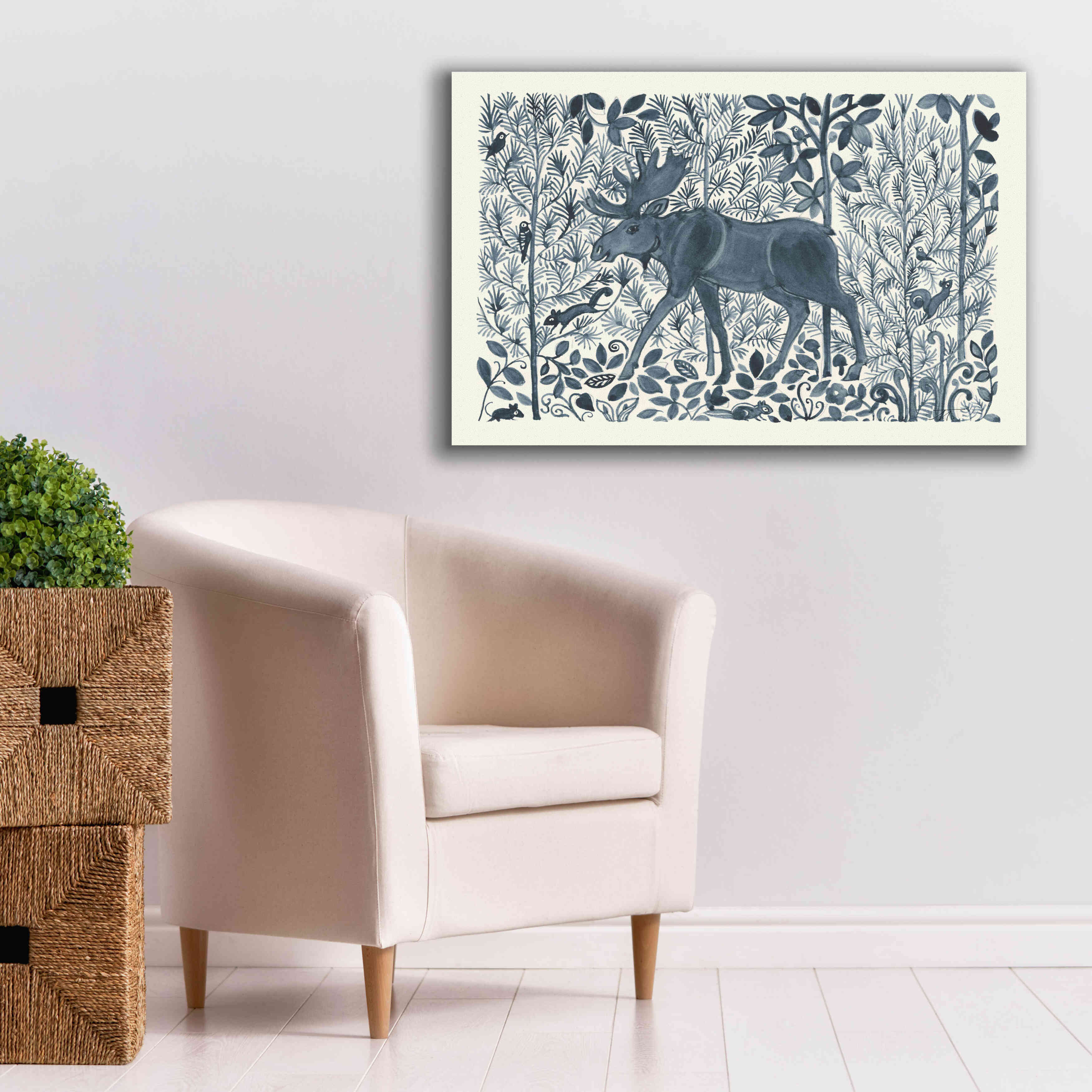 'Forest Life VI' by Miranda Thomas, Giclee Canvas Wall Art,40x26