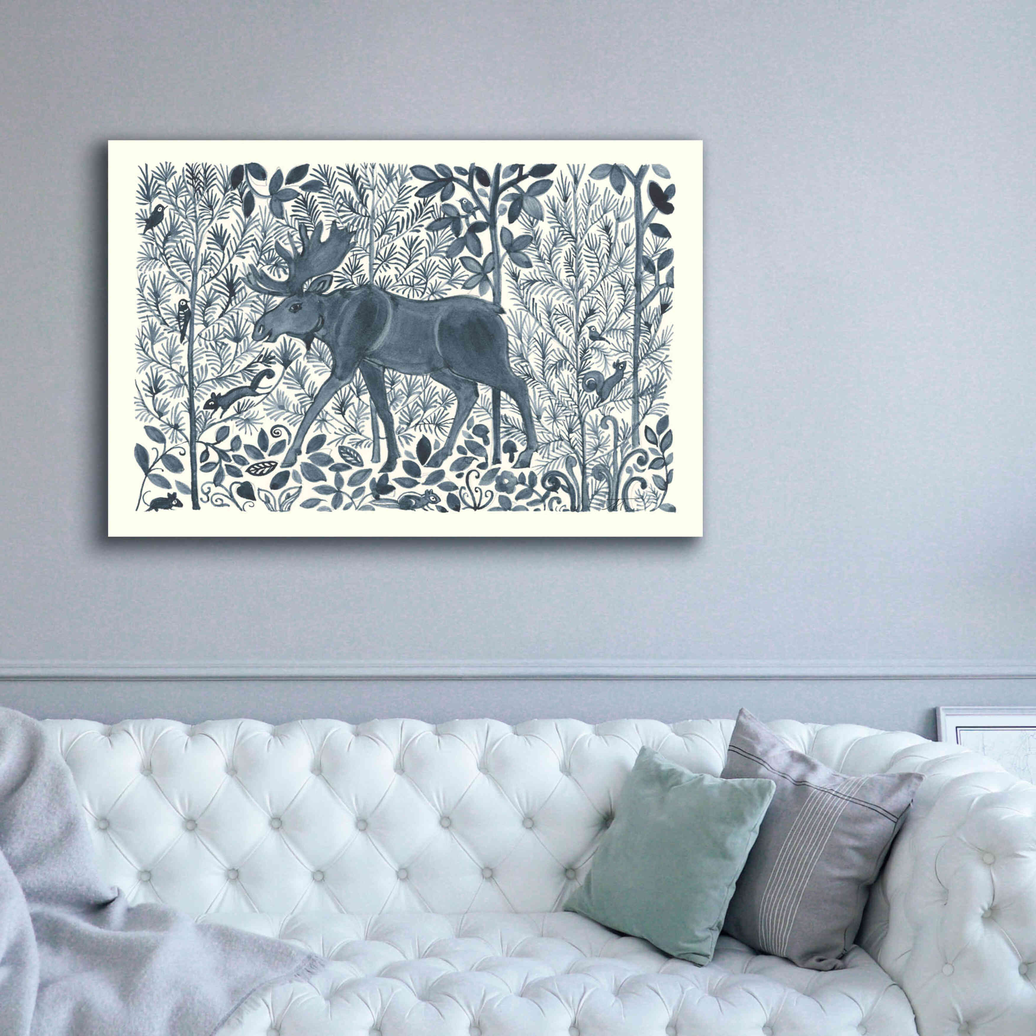 'Forest Life VI' by Miranda Thomas, Giclee Canvas Wall Art,60x40