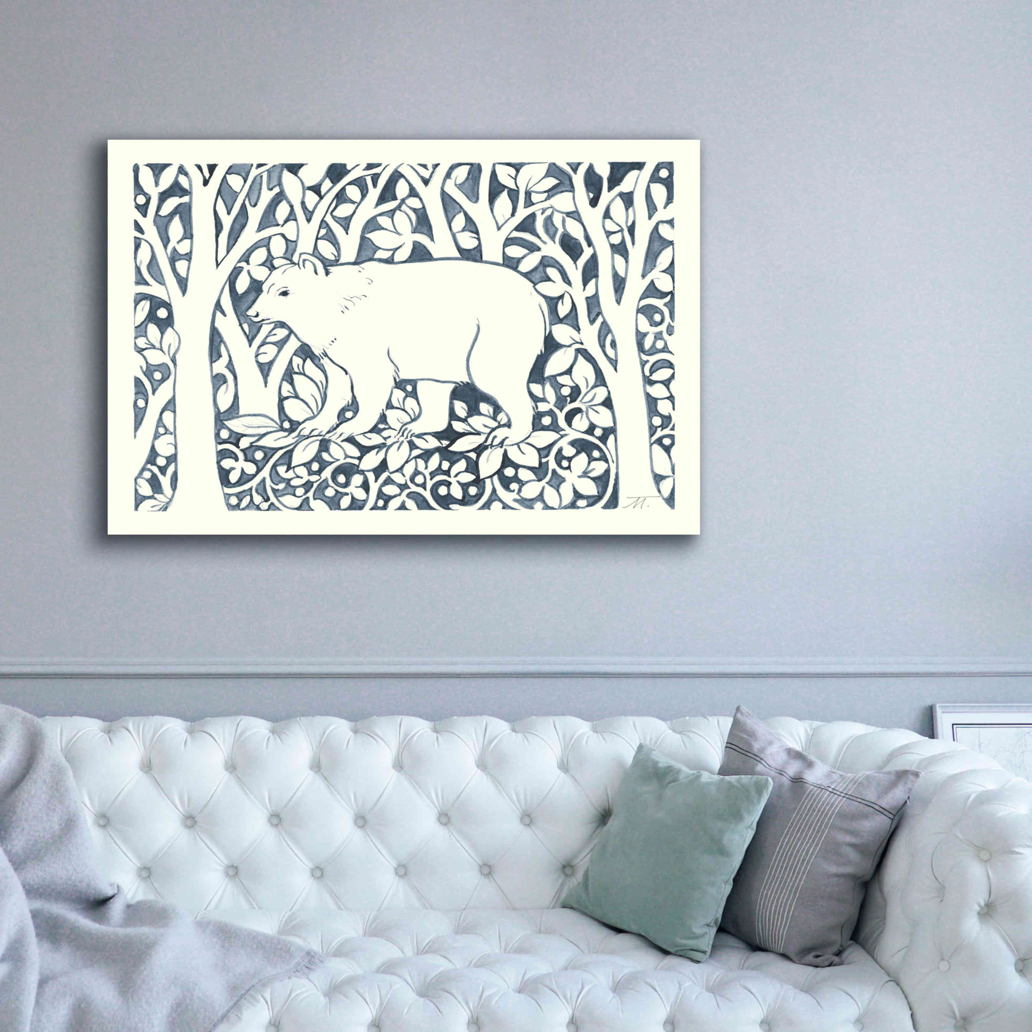 'Forest Life VII' by Miranda Thomas, Giclee Canvas Wall Art,60x40