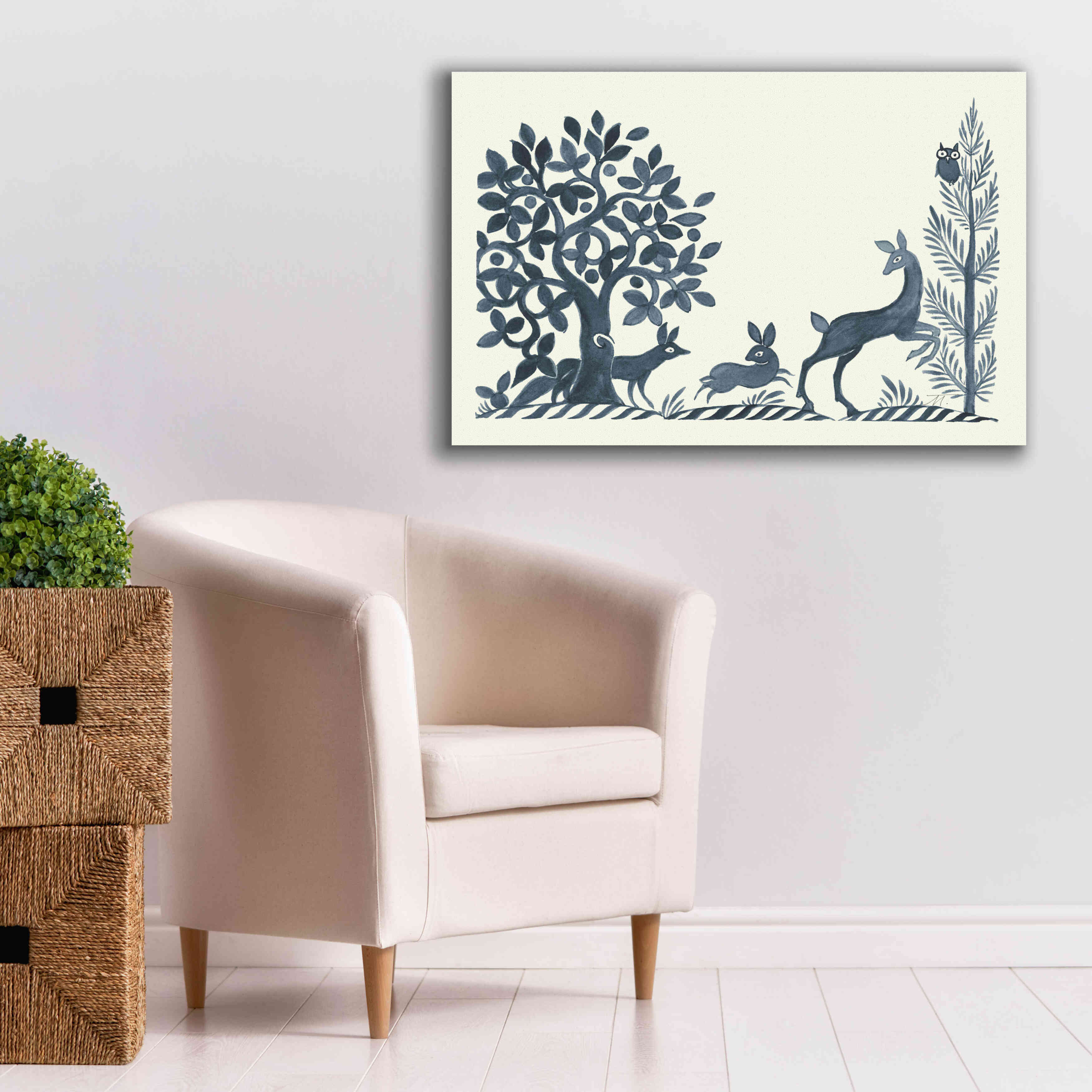 'Forest Life VIII' by Miranda Thomas, Giclee Canvas Wall Art,40x26