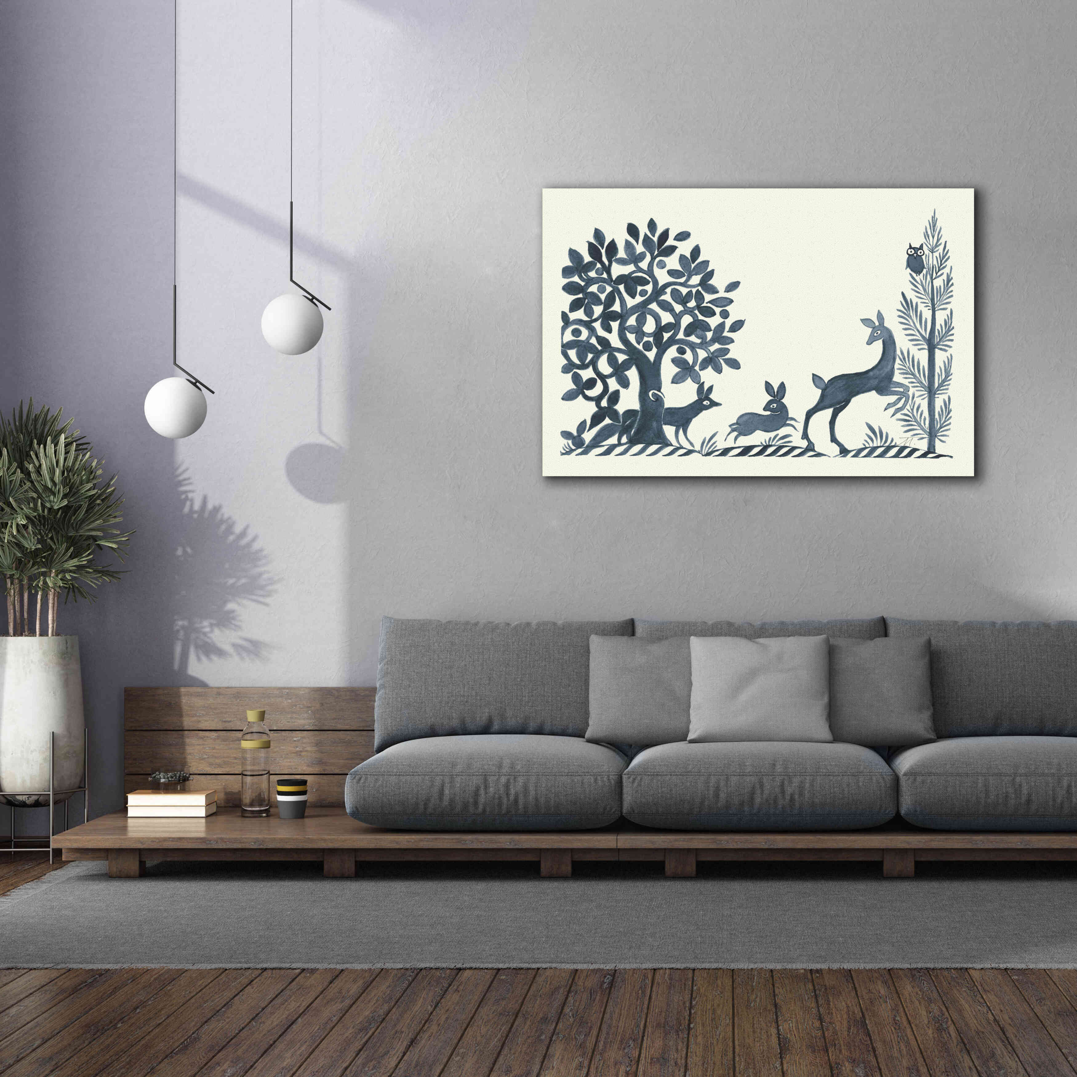 'Forest Life VIII' by Miranda Thomas, Giclee Canvas Wall Art,60x40