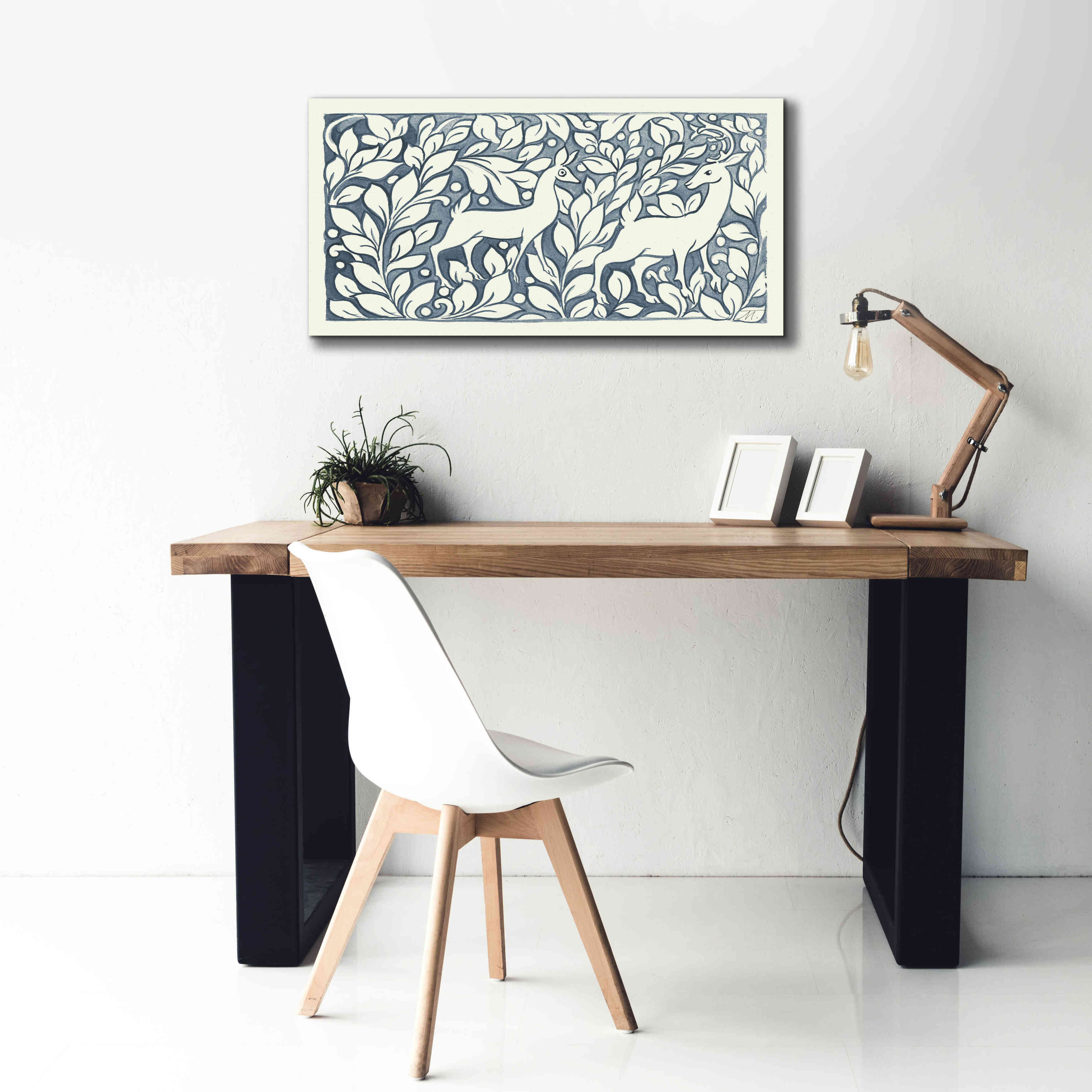 'Forest Life X' by Miranda Thomas, Giclee Canvas Wall Art,40x20